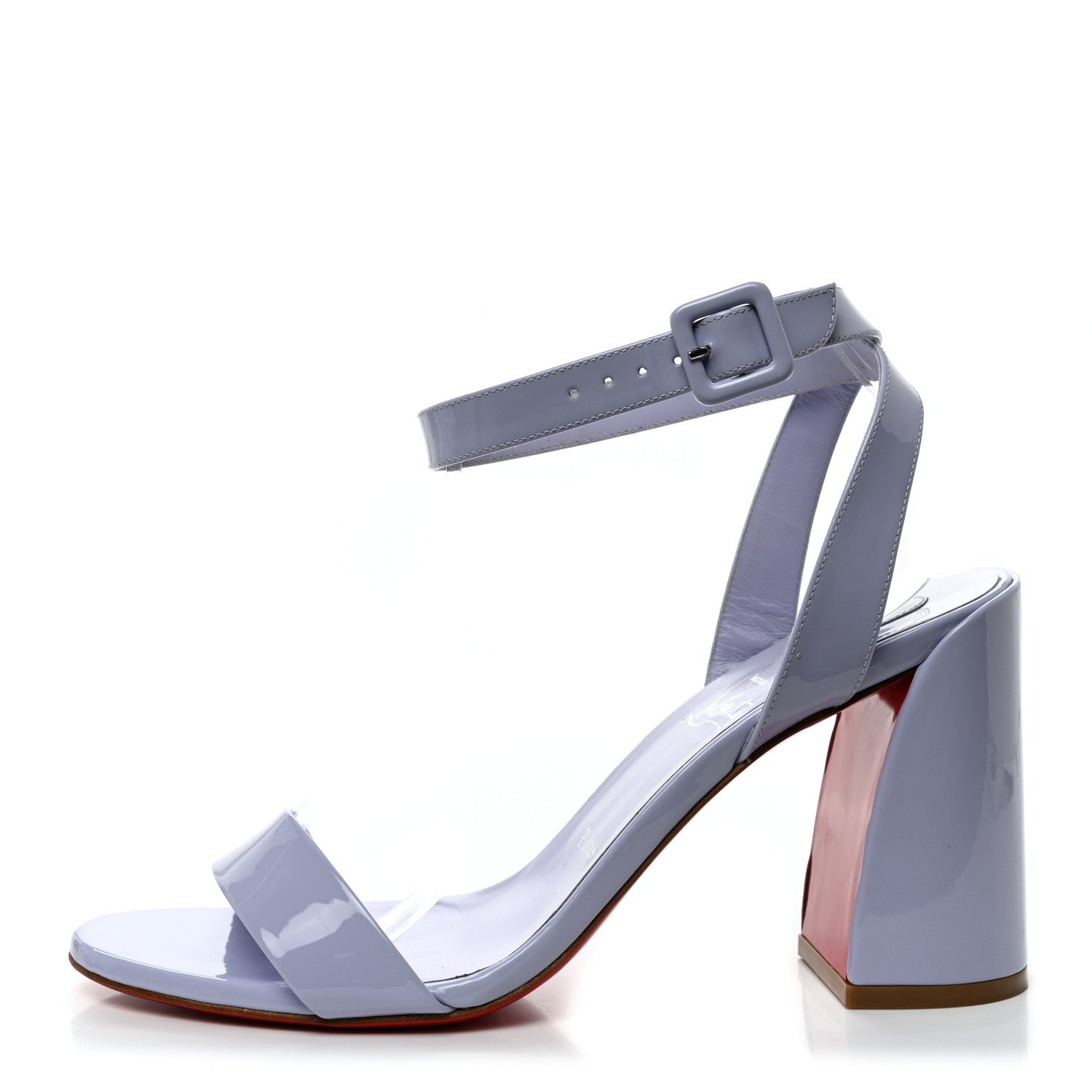 Christian Louboutin Patent Miss Sabina 85 Sandals 40 Skylight 1 of 10