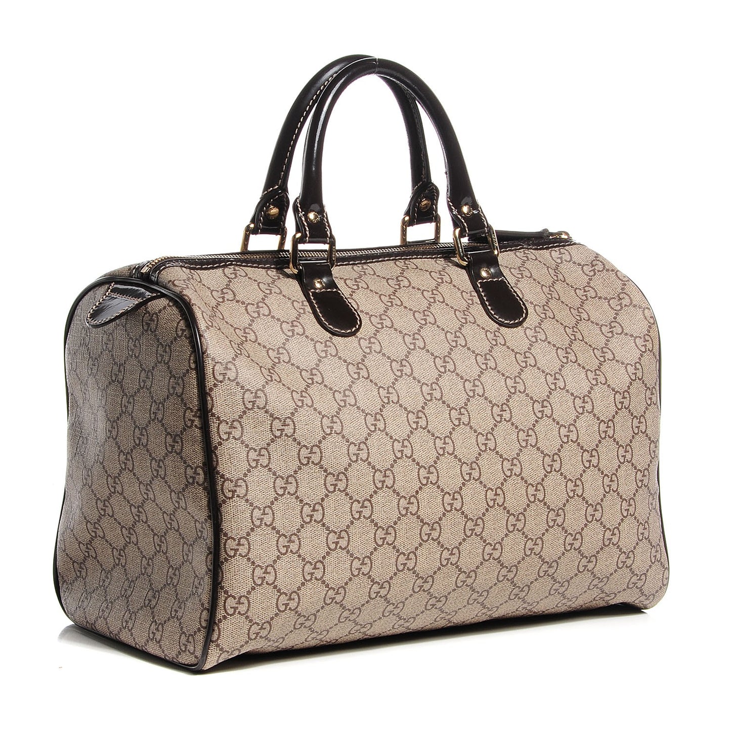 GG Plus Monogram Tattoo Heart Medium Joy Boston Dark Brown