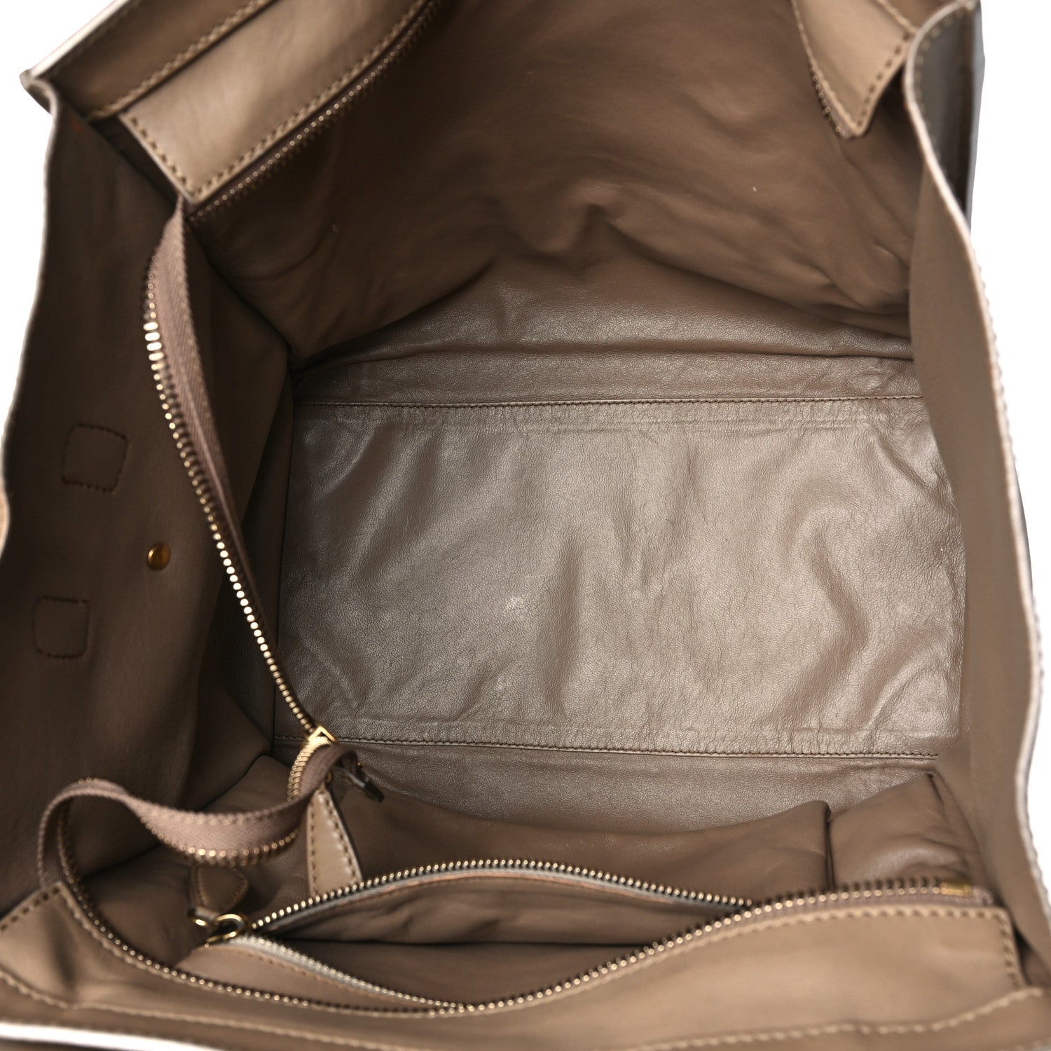 Celine Smooth Calfskin Mini Luggage Dune 5 of 17