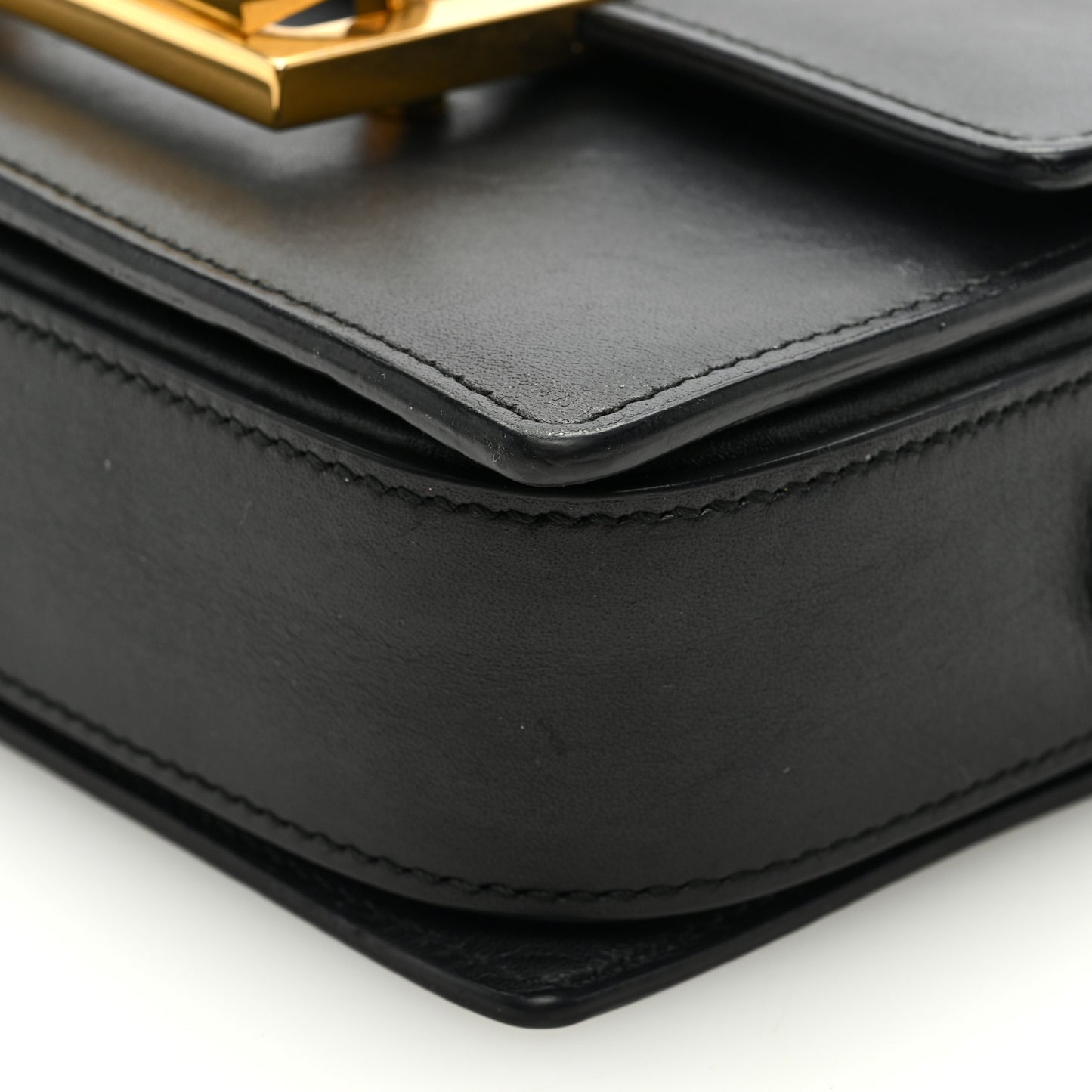 Calfskin Small Classic Lulu Bag Black