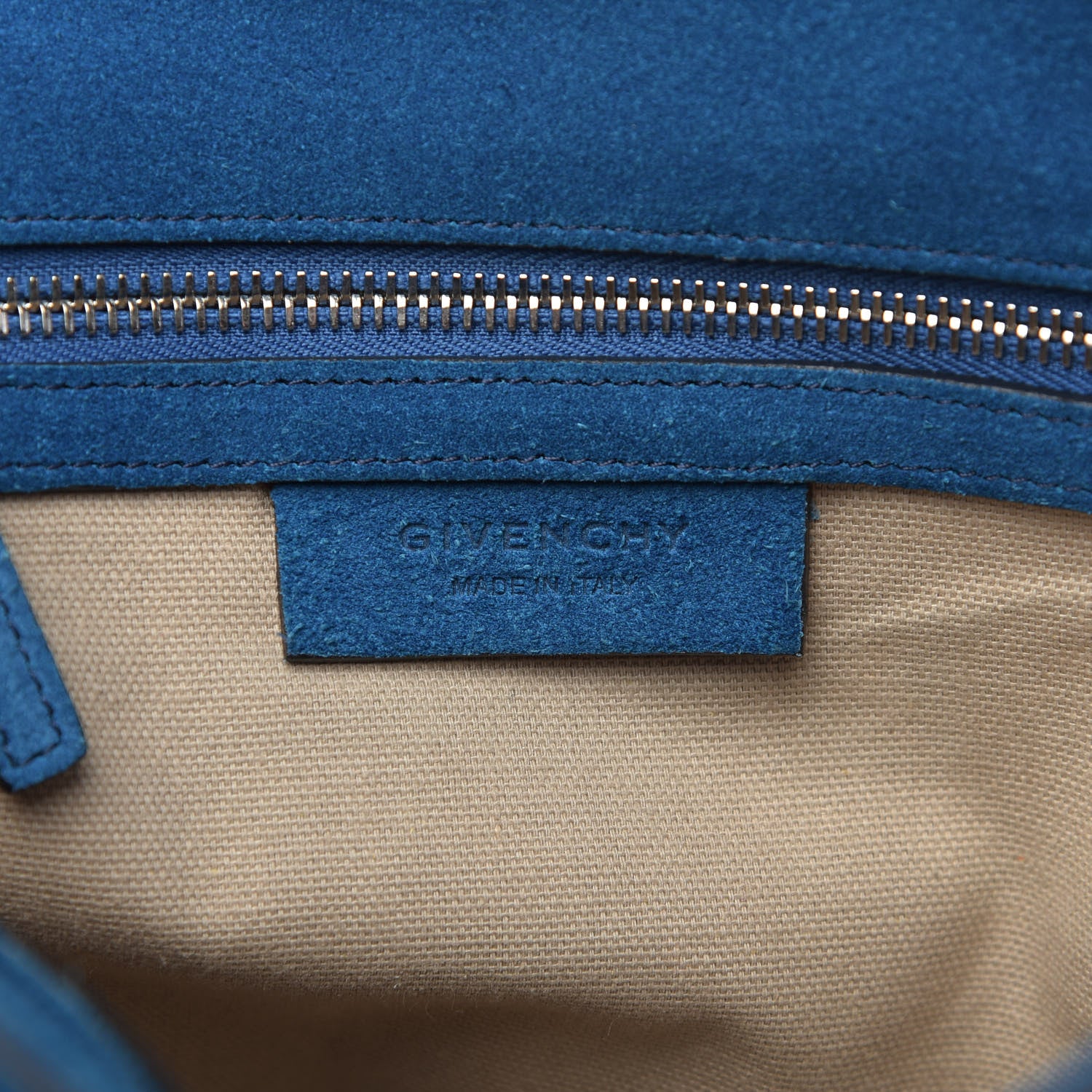 Givenchy Suede Small Pandora Pure Flap Bag Electric Blue 6 of 17