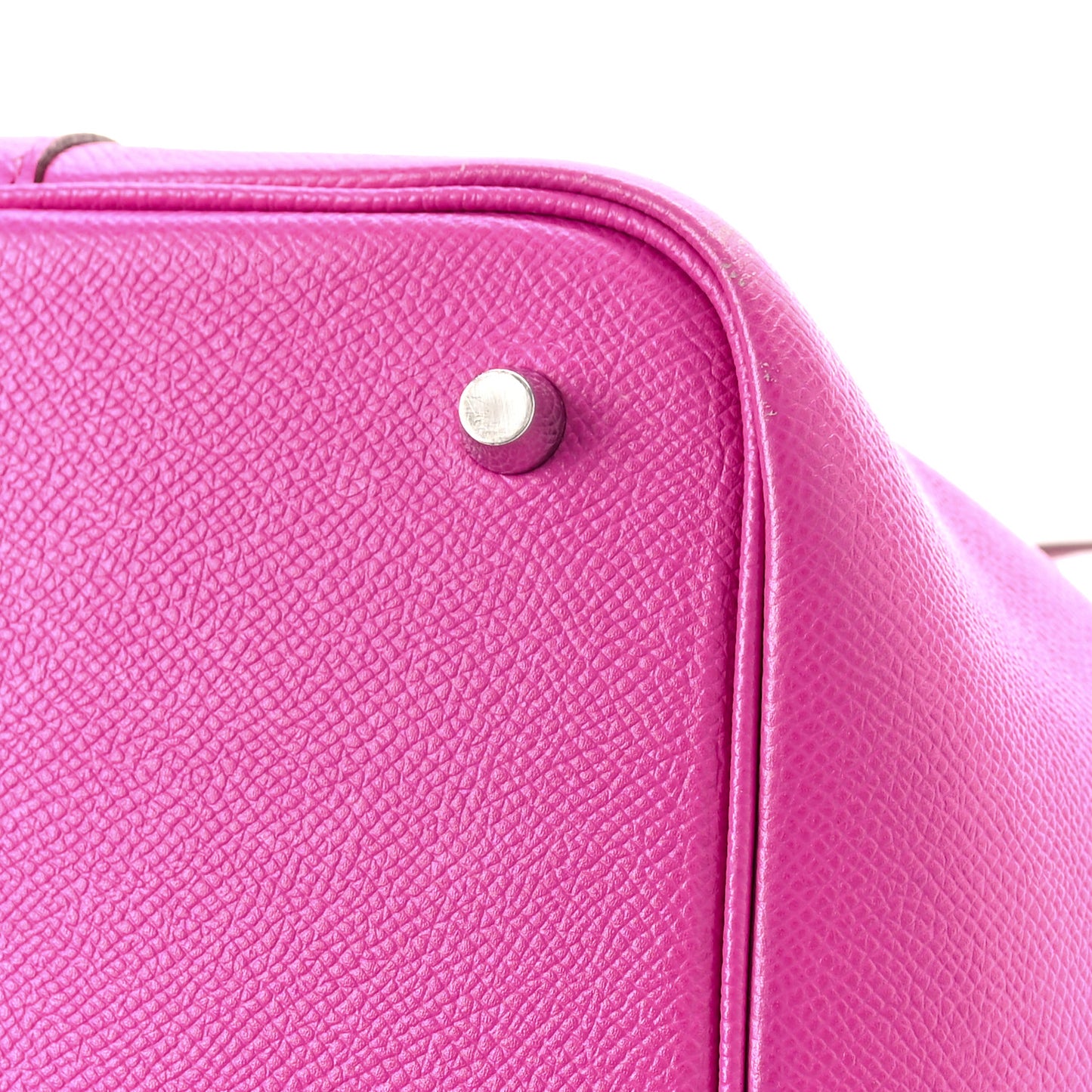 Epsom Tressage De Cuir Picotin Lock 22 MM Magnolia Bleu Saphir Craie