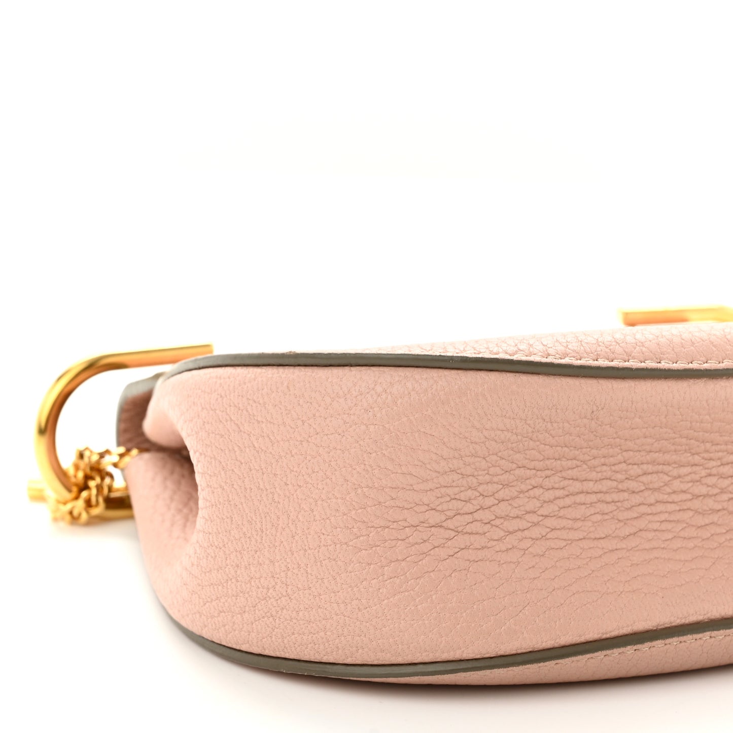 Grained Lambskin Mini Drew Shoulder Bag Misty Rose