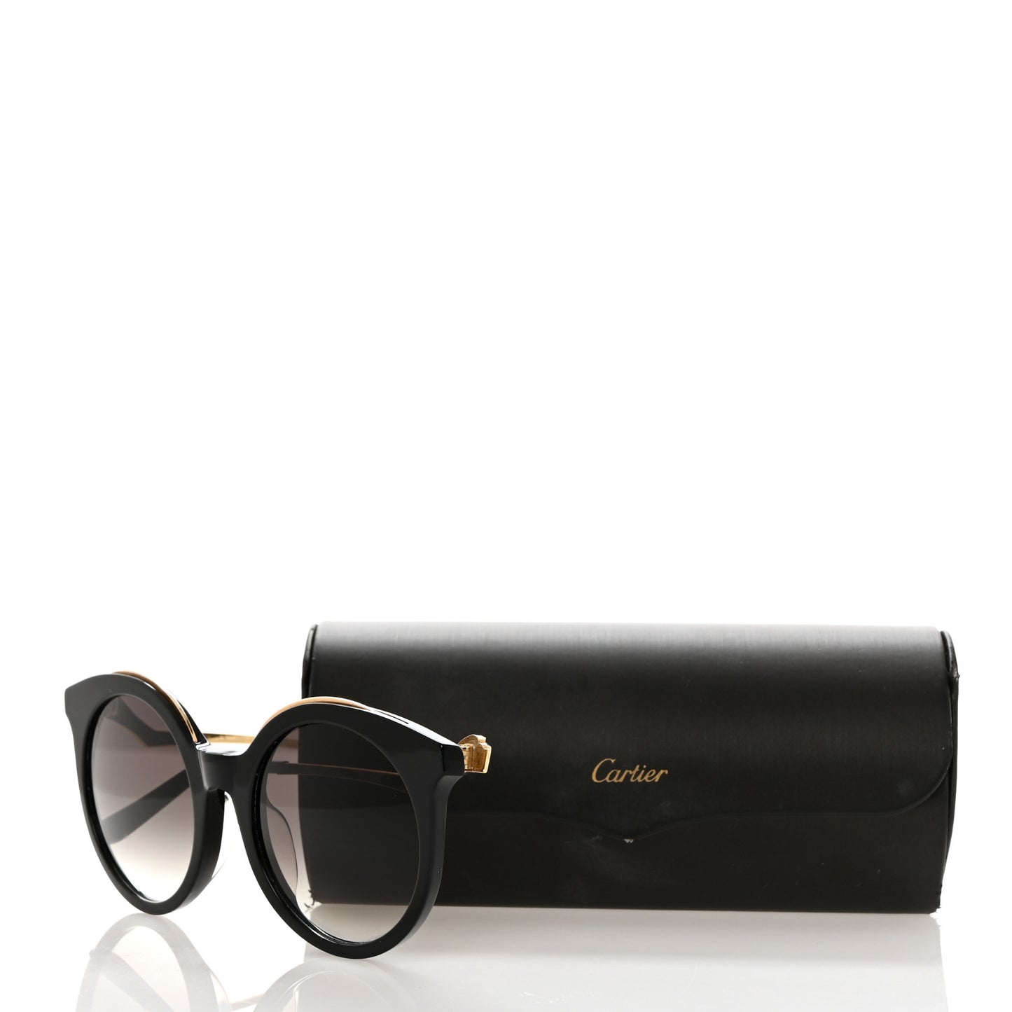 Panthere De Cartier Sunglasses Black