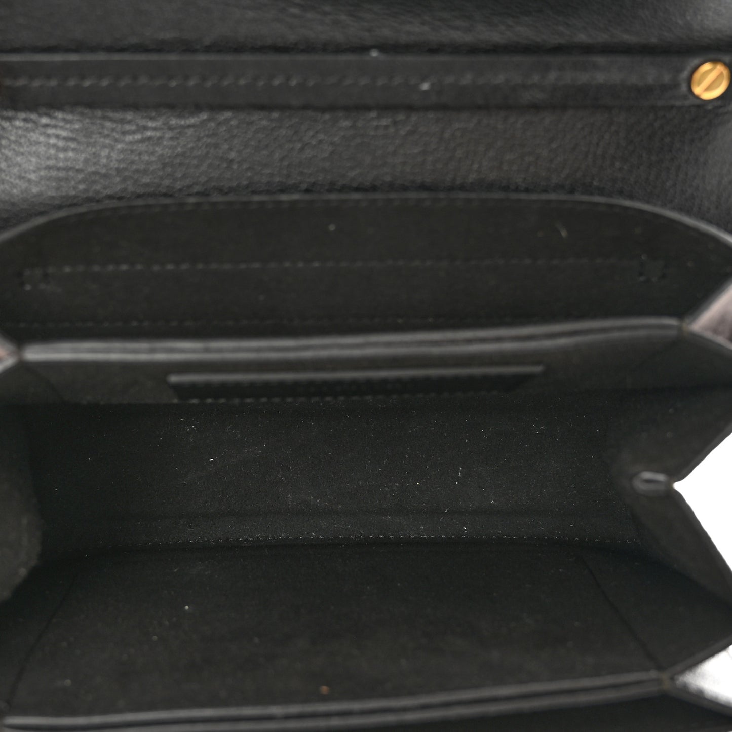 Goatskin Suede Small GV3 Shoulder Bag Black