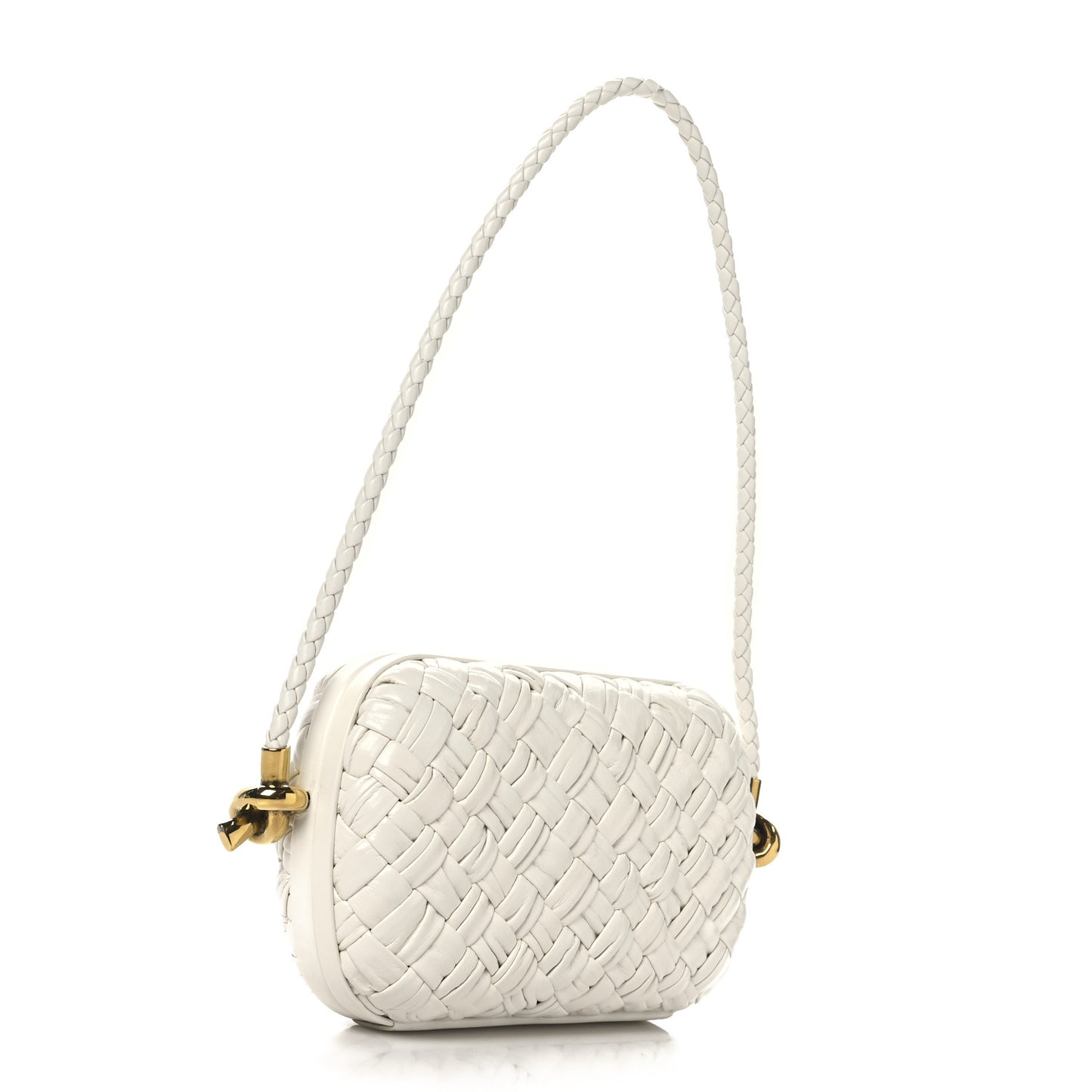 Foulard Intrecciato Knot On Strap White