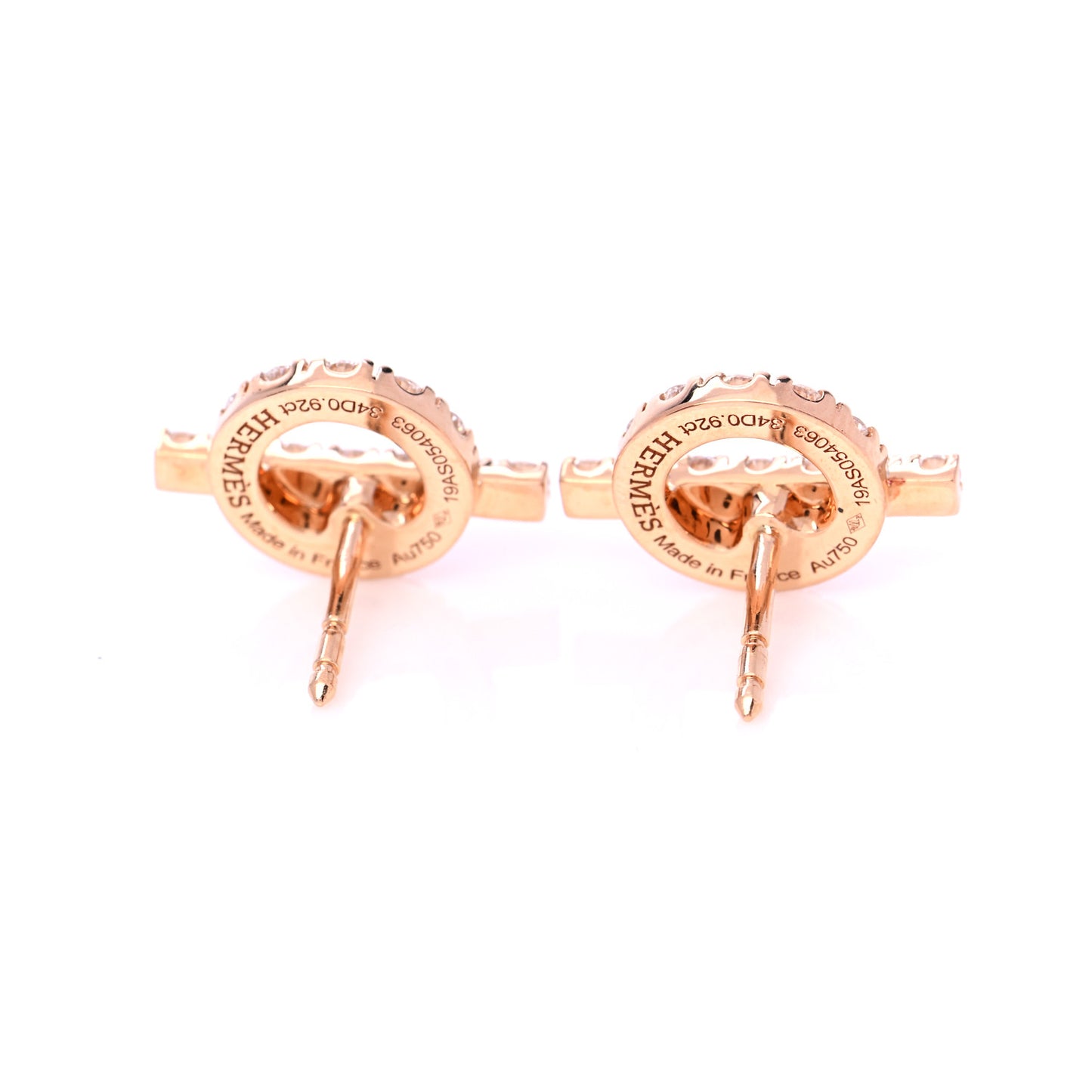 18K Rose Gold Diamond Finesse Earrings