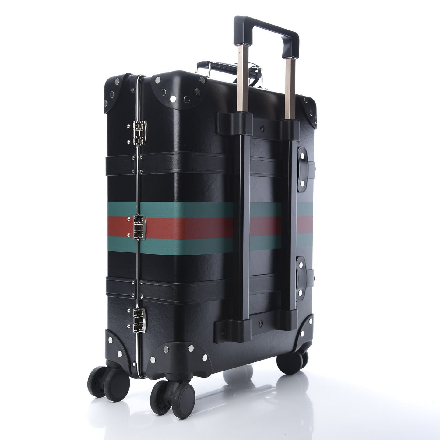 Calfskin Web Globe-Trotter Carry-On Black