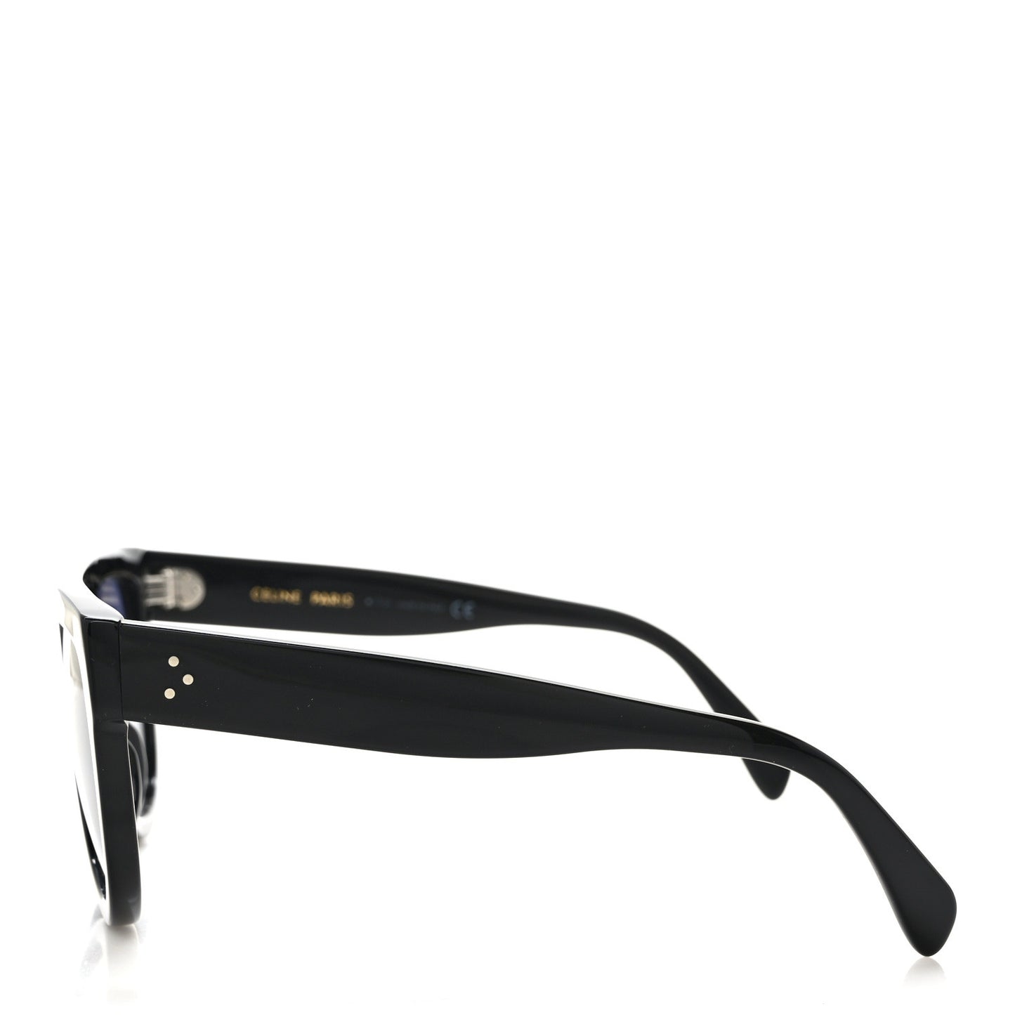 Acetate Polarized Rectangular Sunglasses CL40011N Black