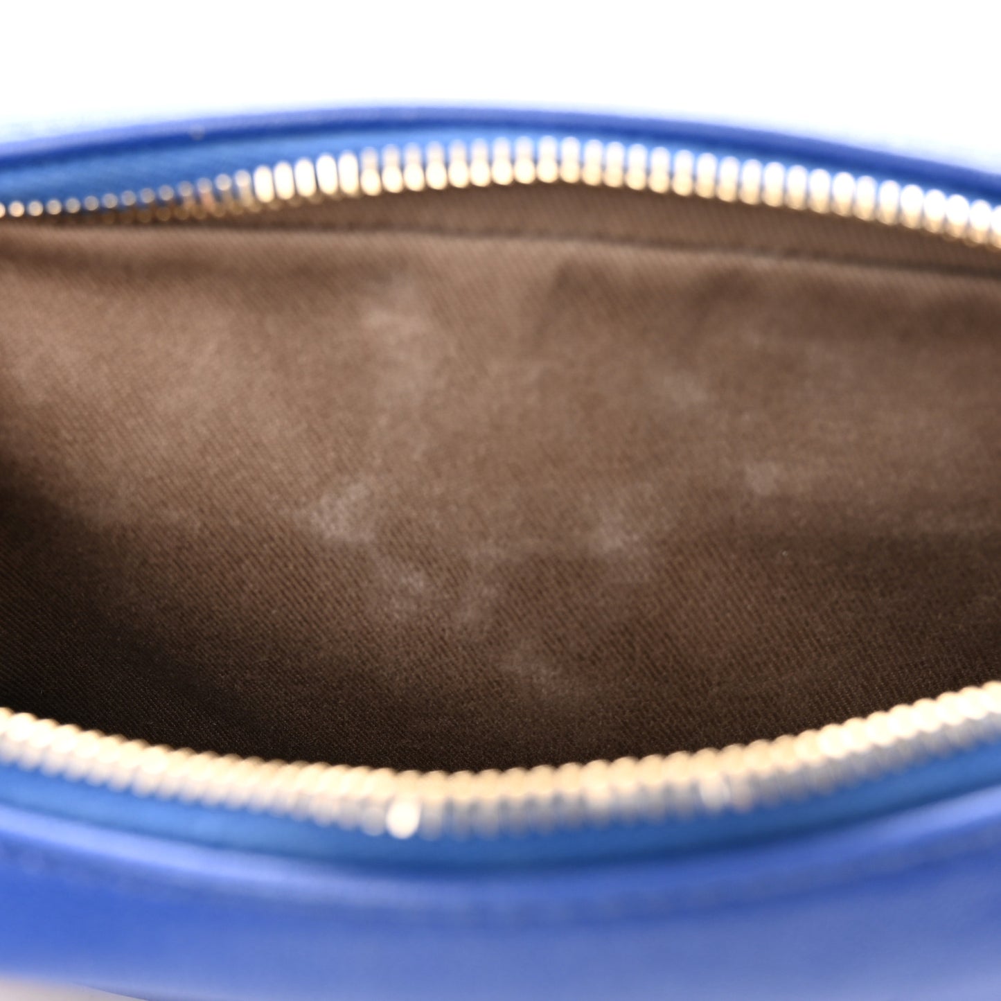 Calfskin Casual Trip Waist Bag Blue