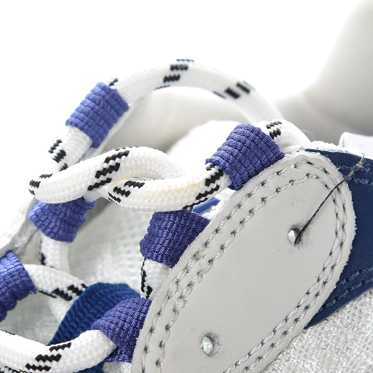 Fabric Mesh Mens Triple S Sneakers 41 White Blue Violet