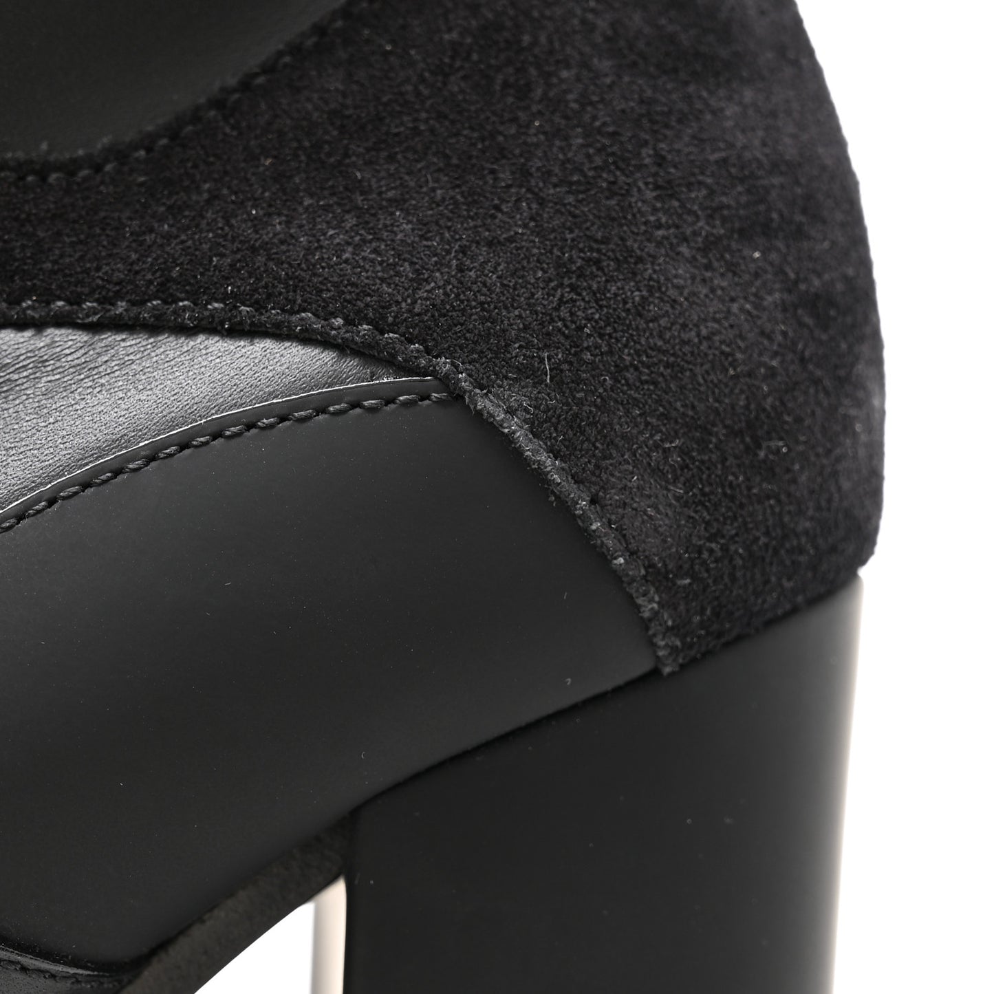 Suede Calfskin Monogram Star Trail Ankle Boots 38 Black