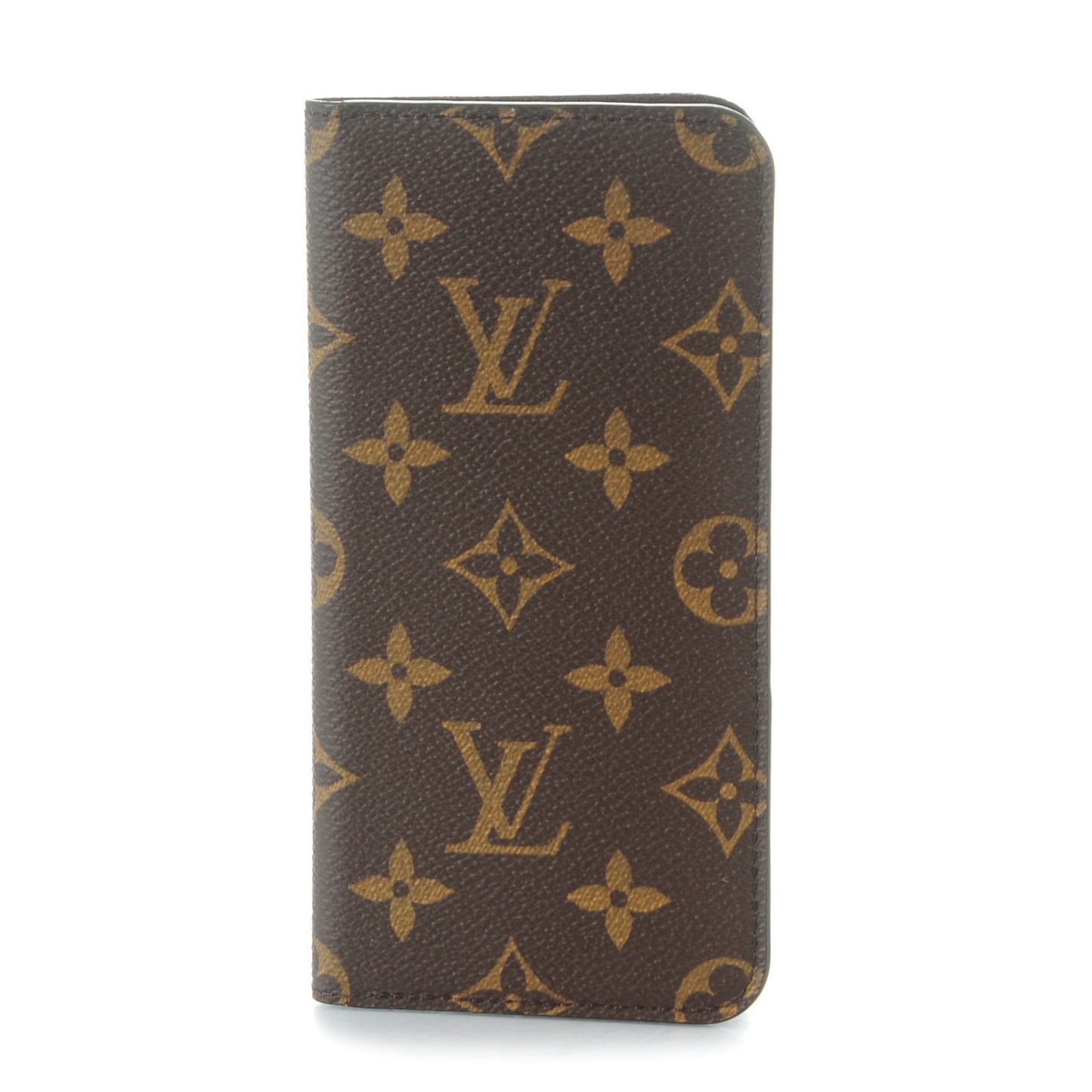 Monogram iPhone 6 Plus Folio Case Brown
