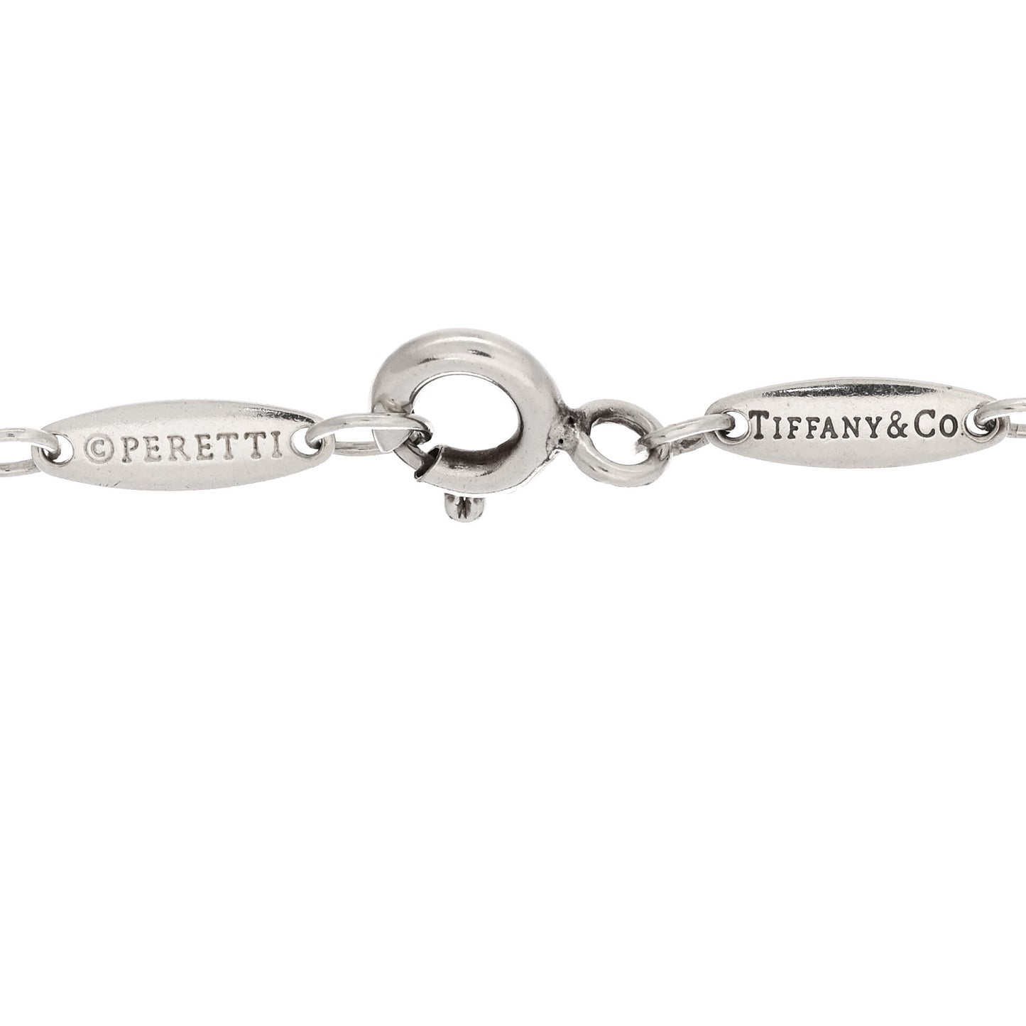 Sterling Silver Aquamarine Elsa Peretti Color By The Yard Bracelet