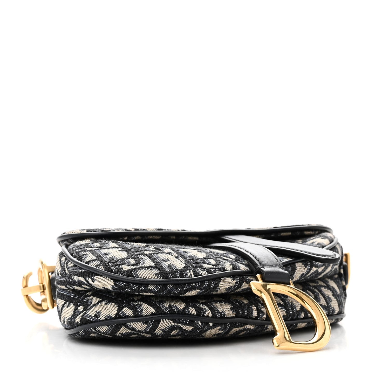 Oblique Mini Saddle Bag Blue