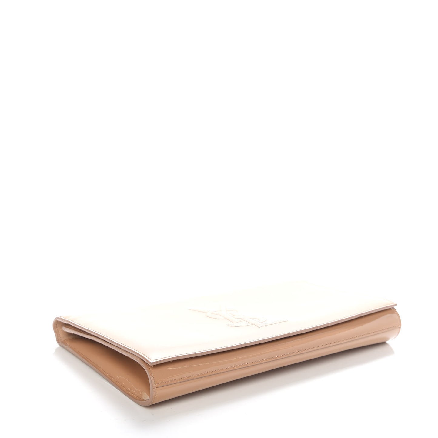 Patent Calfskin Monogram Large Belle De Jour Clutch Chair