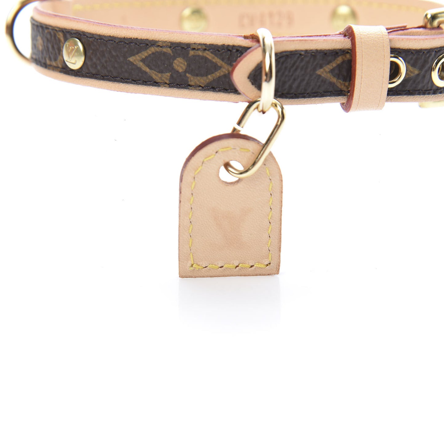 Monogram Baxter Dog Collar PM