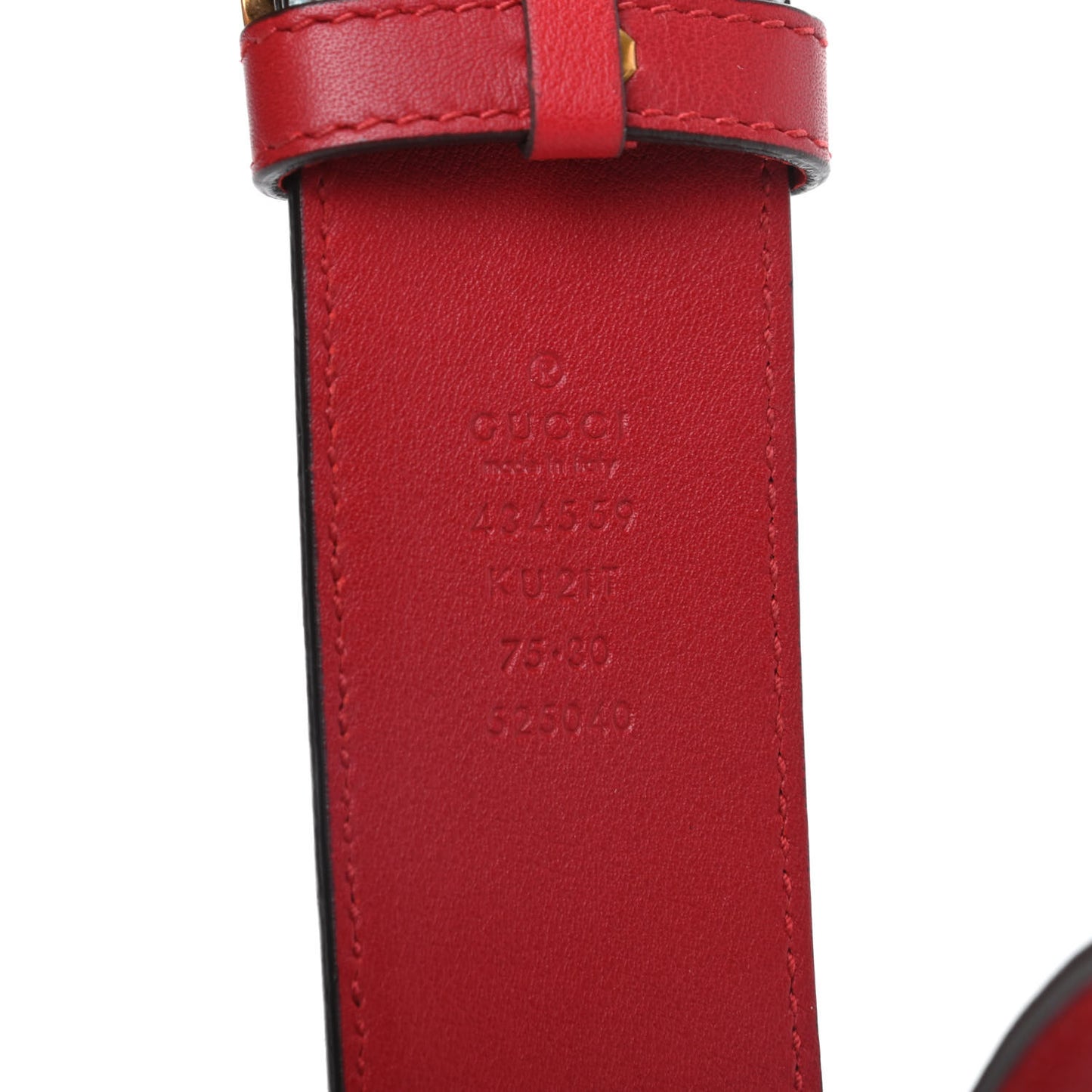 GG Plus Monogram Blooms Plaque Belt 75 30 Blue