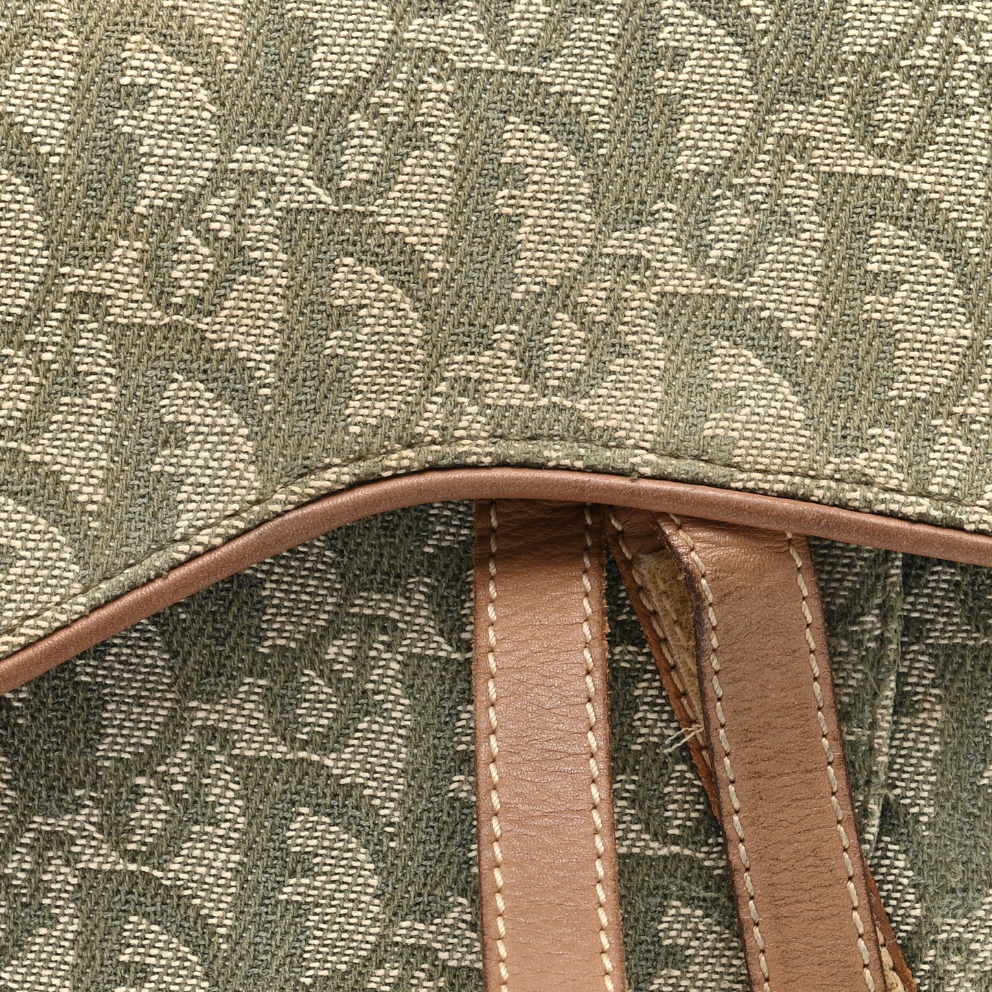 Monogram Saddle Bag Green