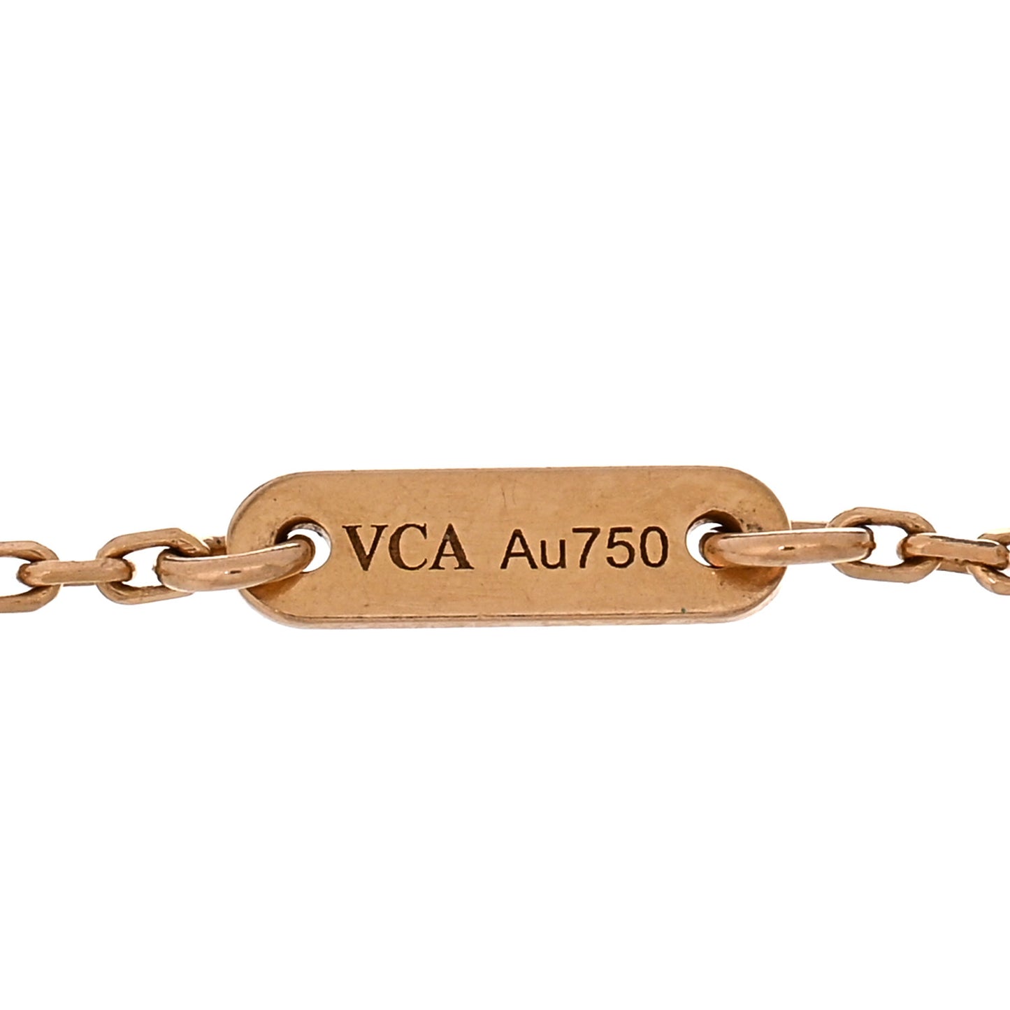 18K Rose Gold Carnelian Sweet Alhambra Heart Bracelet