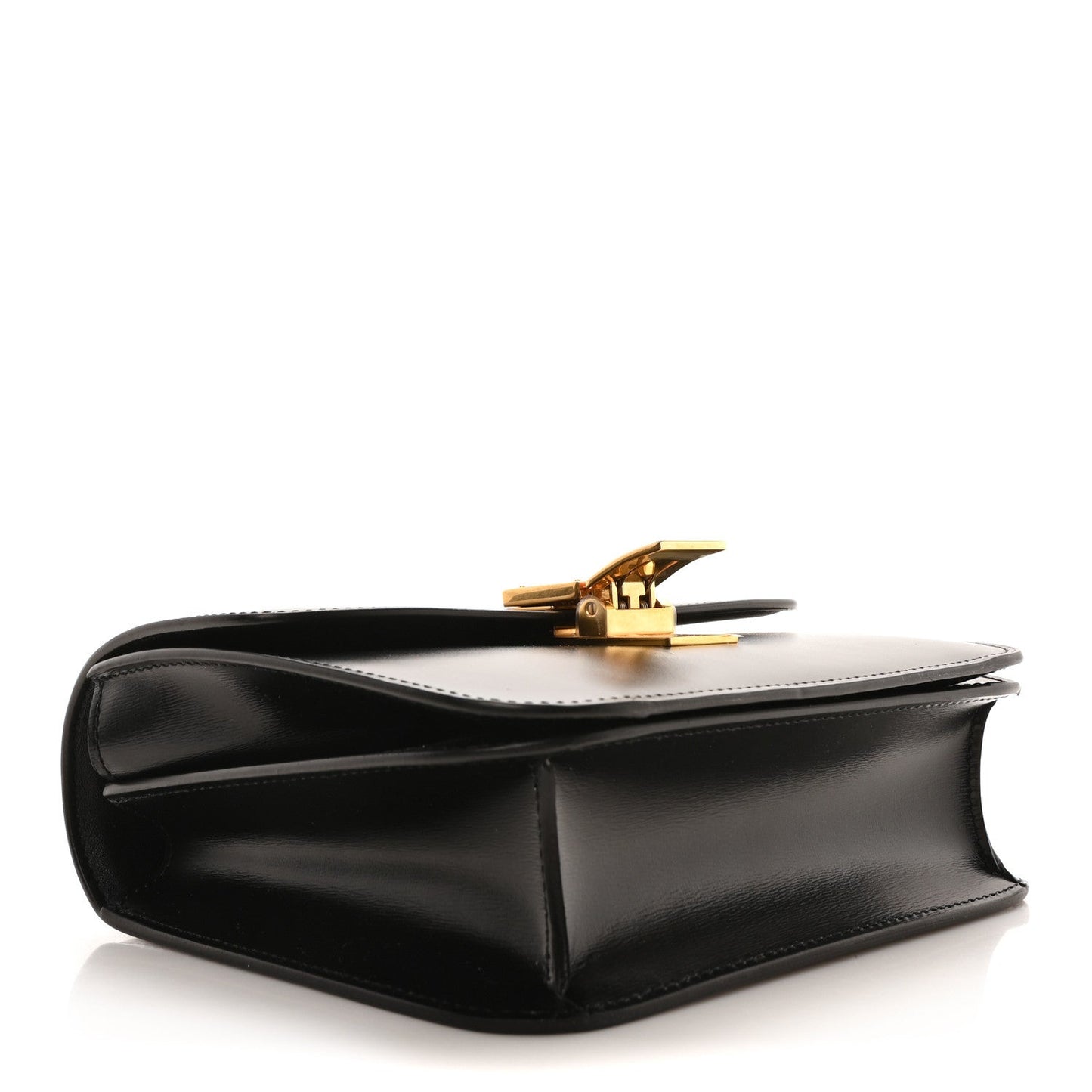 Box Calfskin Teen Classic Box Flap Bag Black