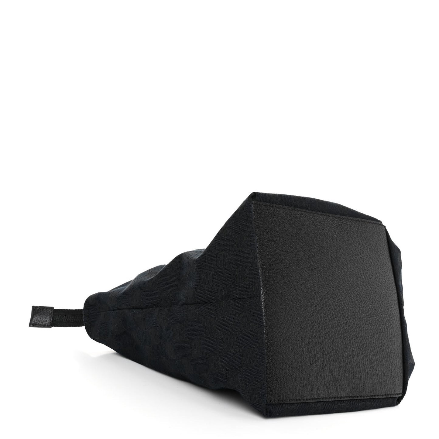 GG Monogram Small Web Handle Bucket Tote Black
