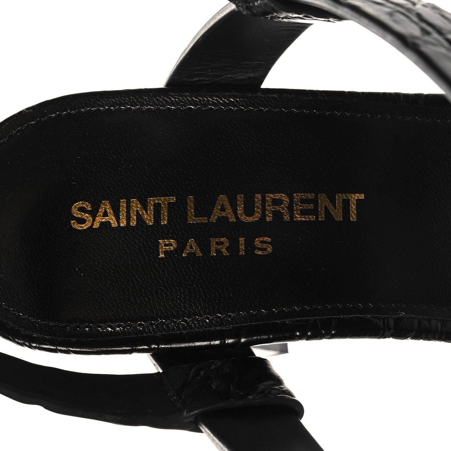 Calfskin Cassandra 75 Sandals 38.5 Black