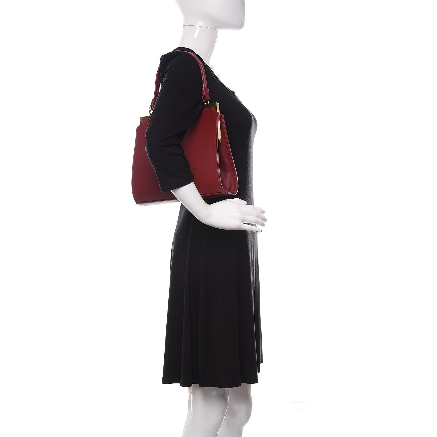 Mansur Gavriel Calfskin Elegant Bag Rococo 2 of 12