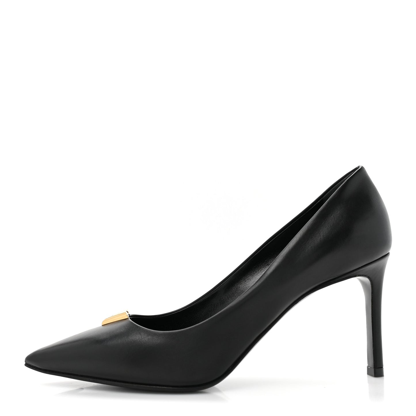 Calfskin Heartbreaker Pumps 39.5 Black