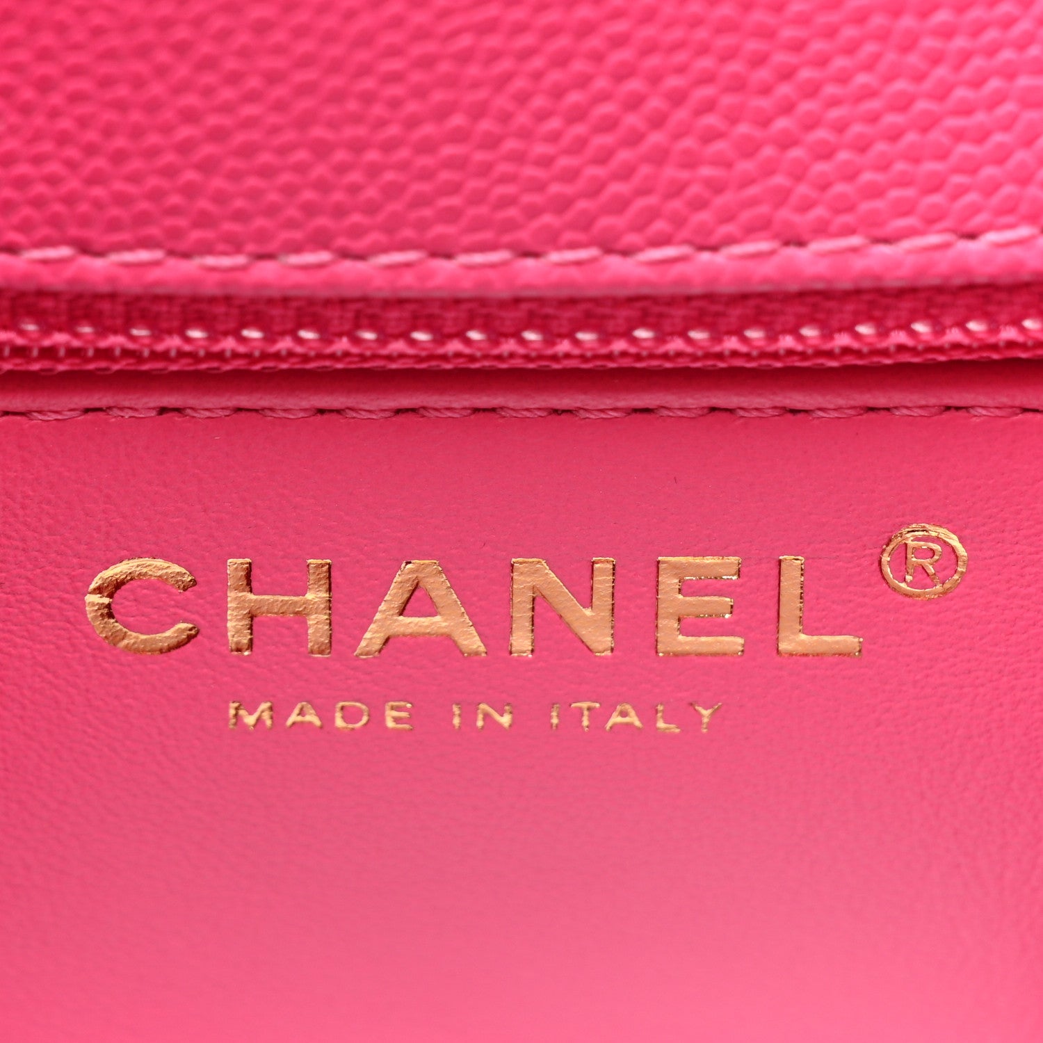 Chanel Caviar Quilted Small Coco Handle Flap Dark Pink 8 of 15