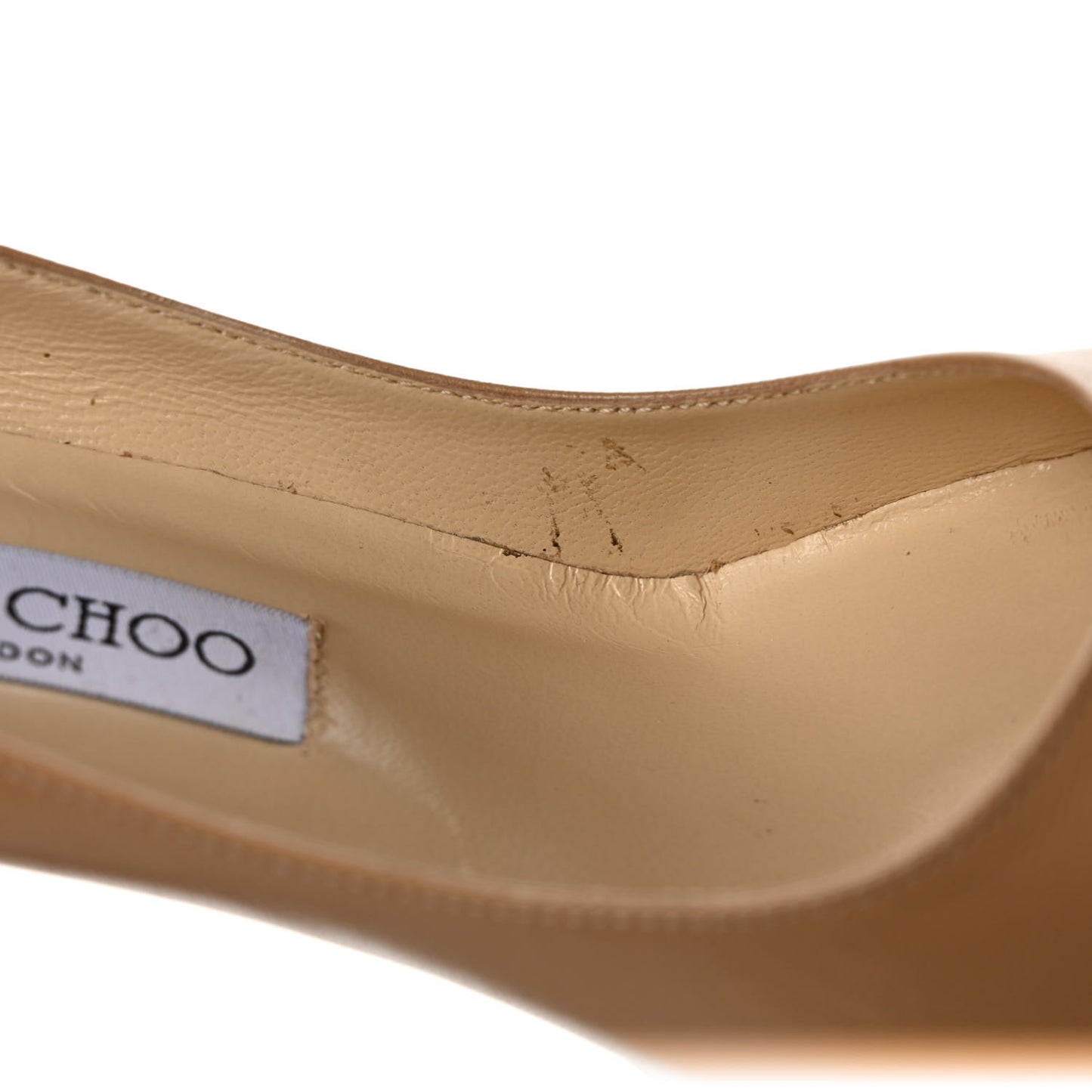 Calfskin Gilbert Round Toe Pumps 37 Nude