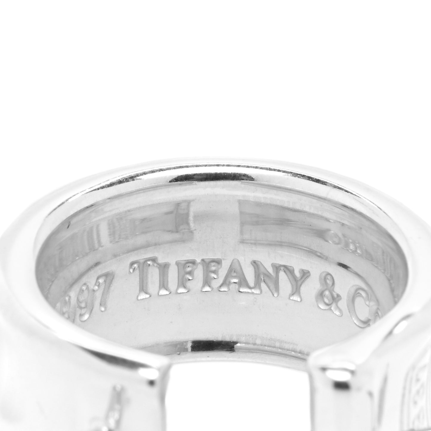 Sterling Silver Wide 1837 Hoop Earrings