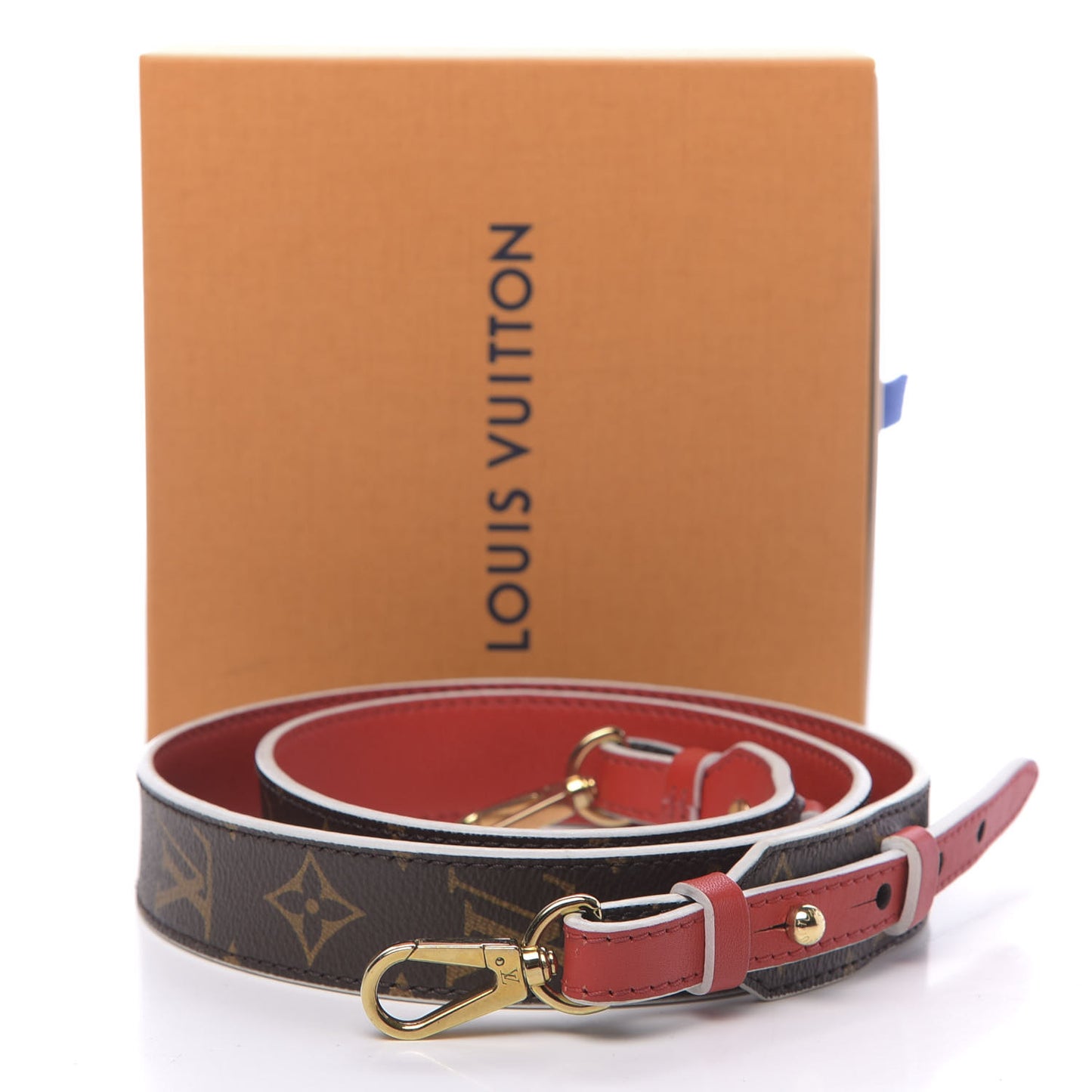 Monogram Bandouliere Shoulder Strap XL Coquelicot