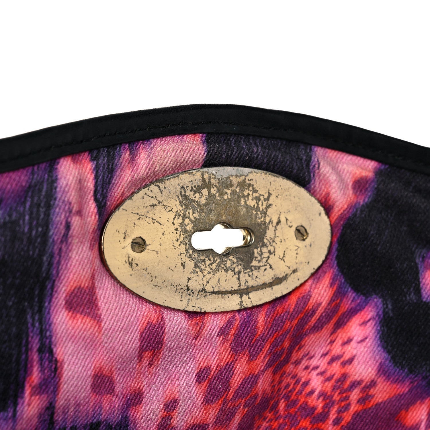 Mulberry Denim Alexa Quilted Loopy Leopard Print Purple Red 21 of 21