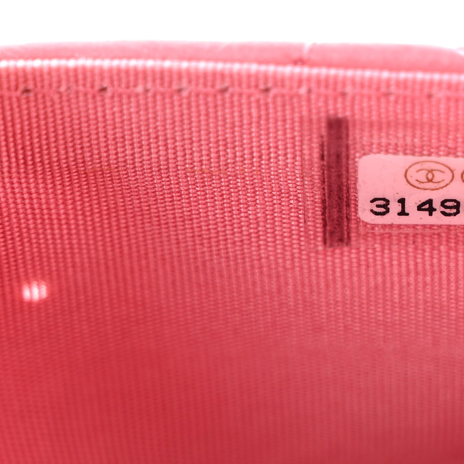 Chanel Shiny Goatskin Quilted Chanel 19 Flap Card Holder Pink 8 of 9