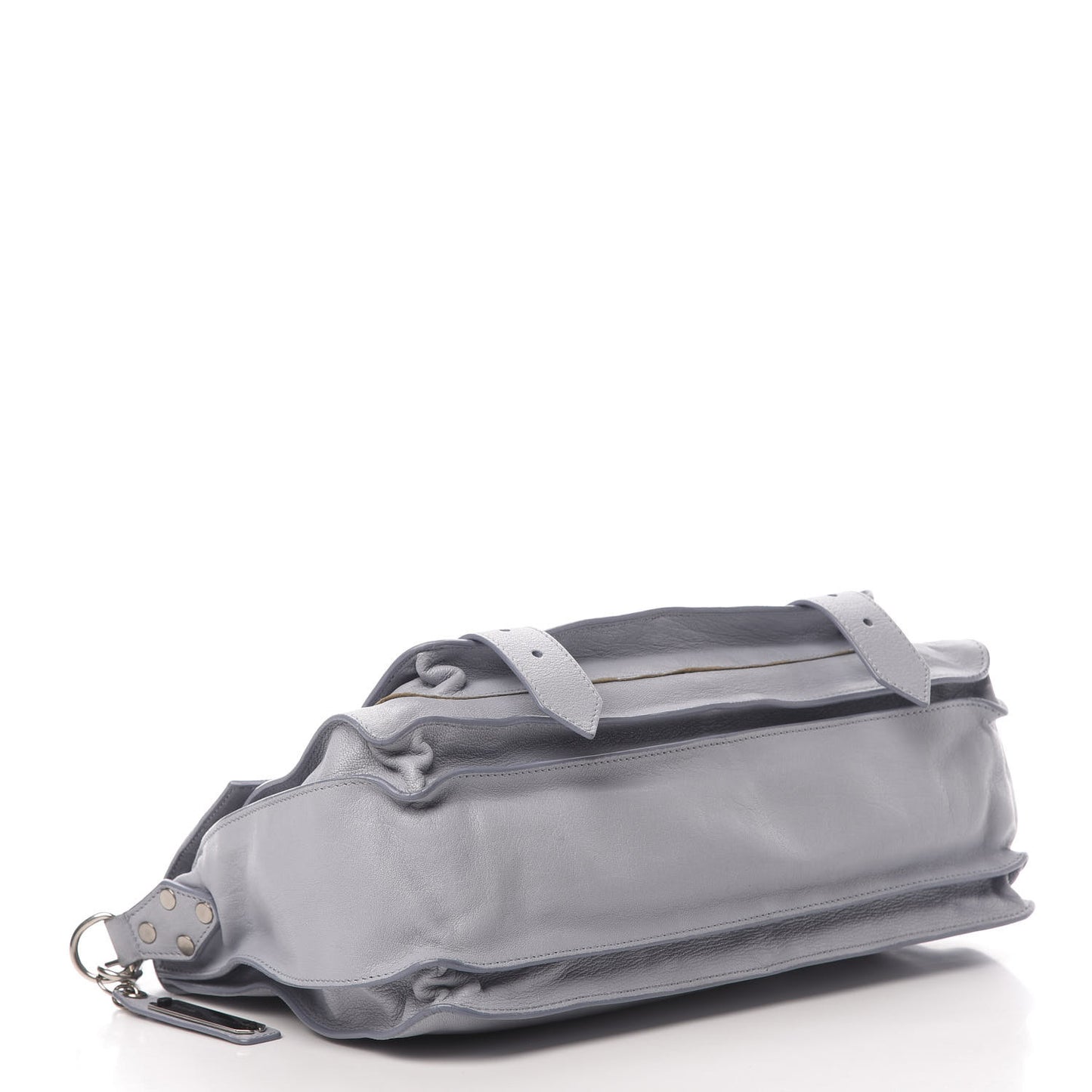 Lambskin Medium PS1 Satchel Concrete Grey