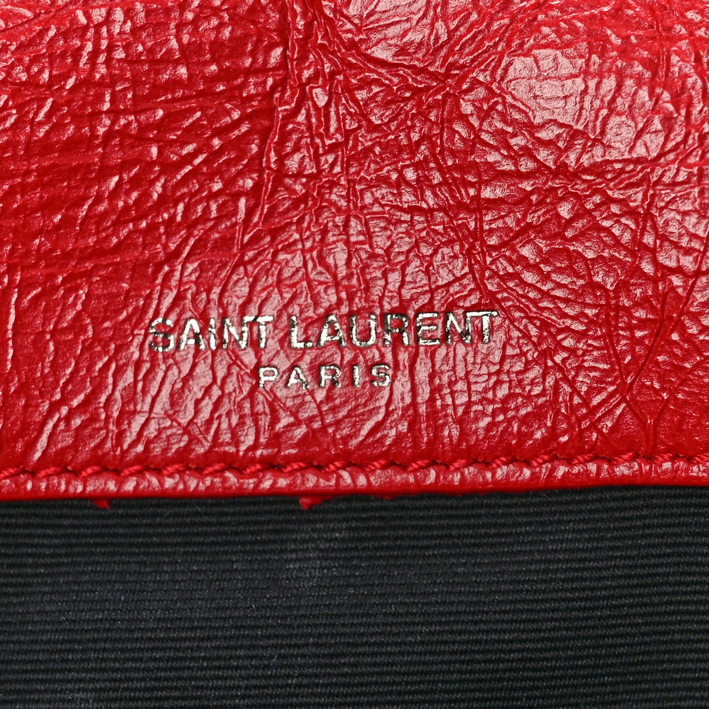 Crinkled Calfskin Matelasse Monogram Baby Niki Chain Satchel Rouge Eros