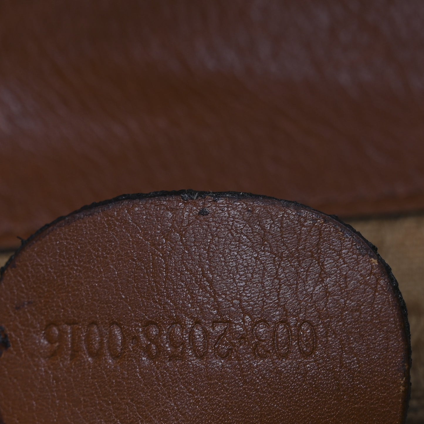Calfskin Bamboo Backpack Brown