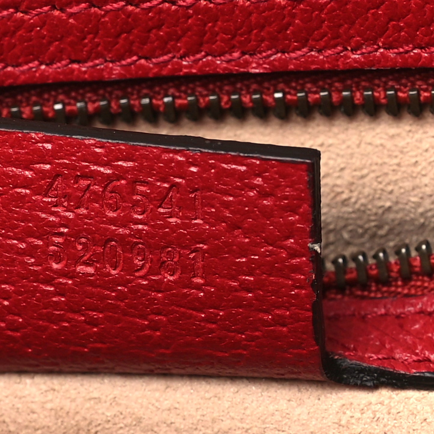 GG Supreme Monogram Small Queen Margaret Top Handle Bag Red