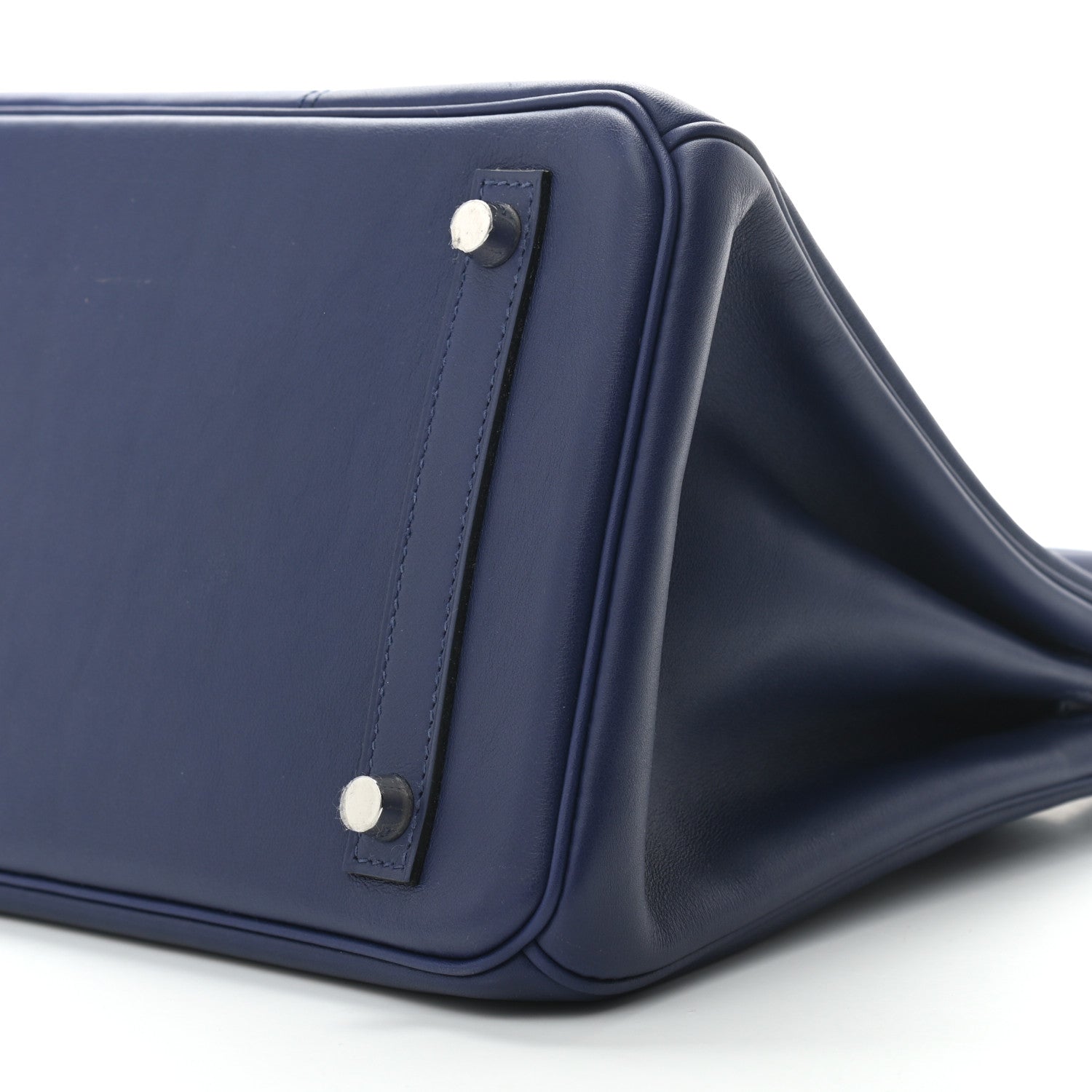 Hermes Swift Epsom Tressage Birkin 30 Bleu Encre Bleu Du Nord Gold 10 of 10