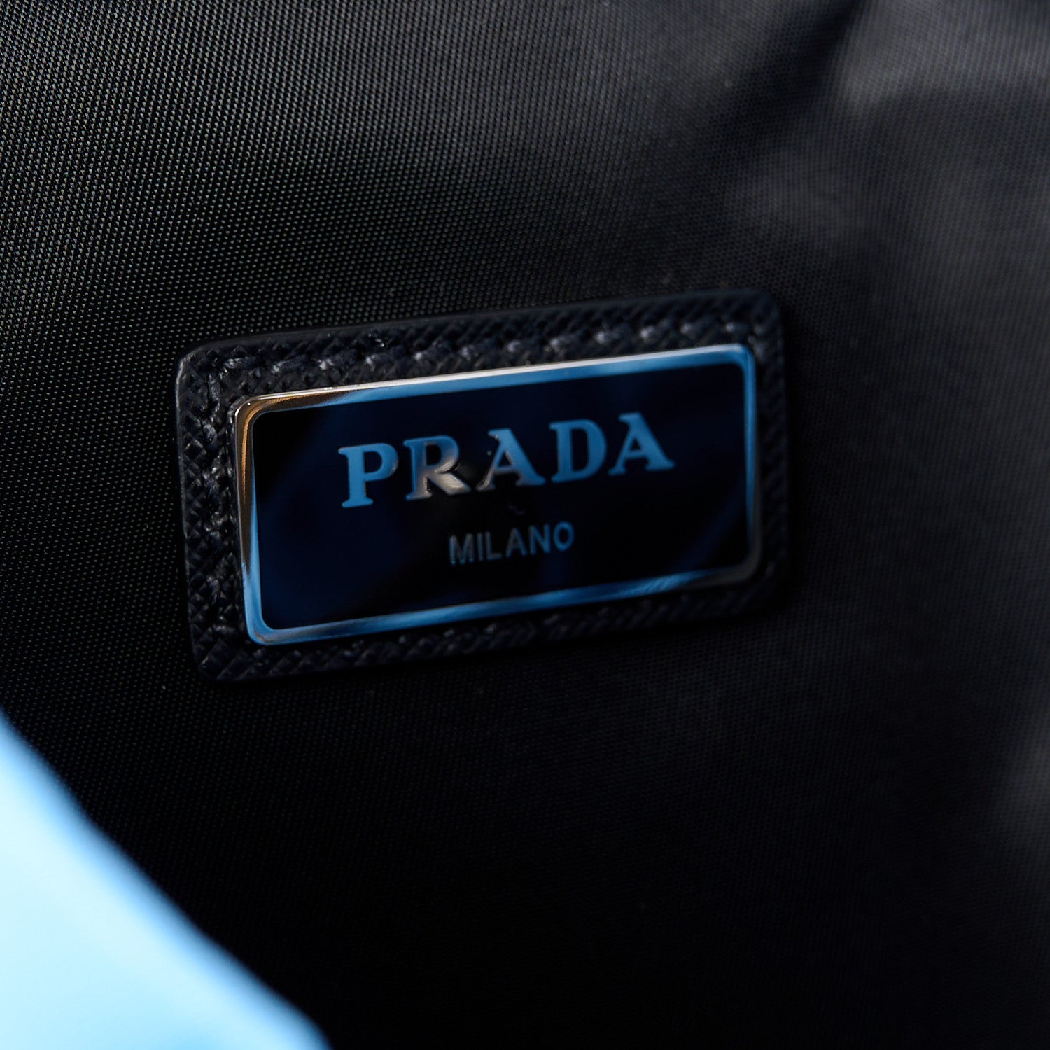 Prada Tessuto Nylon Small Double Buckle Crossbody Pervinca 7 of 12