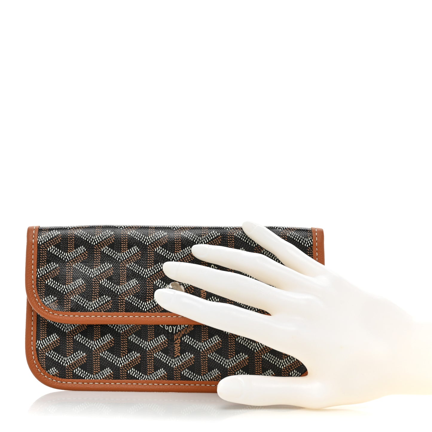 Goyardine Pouch Black Gold
