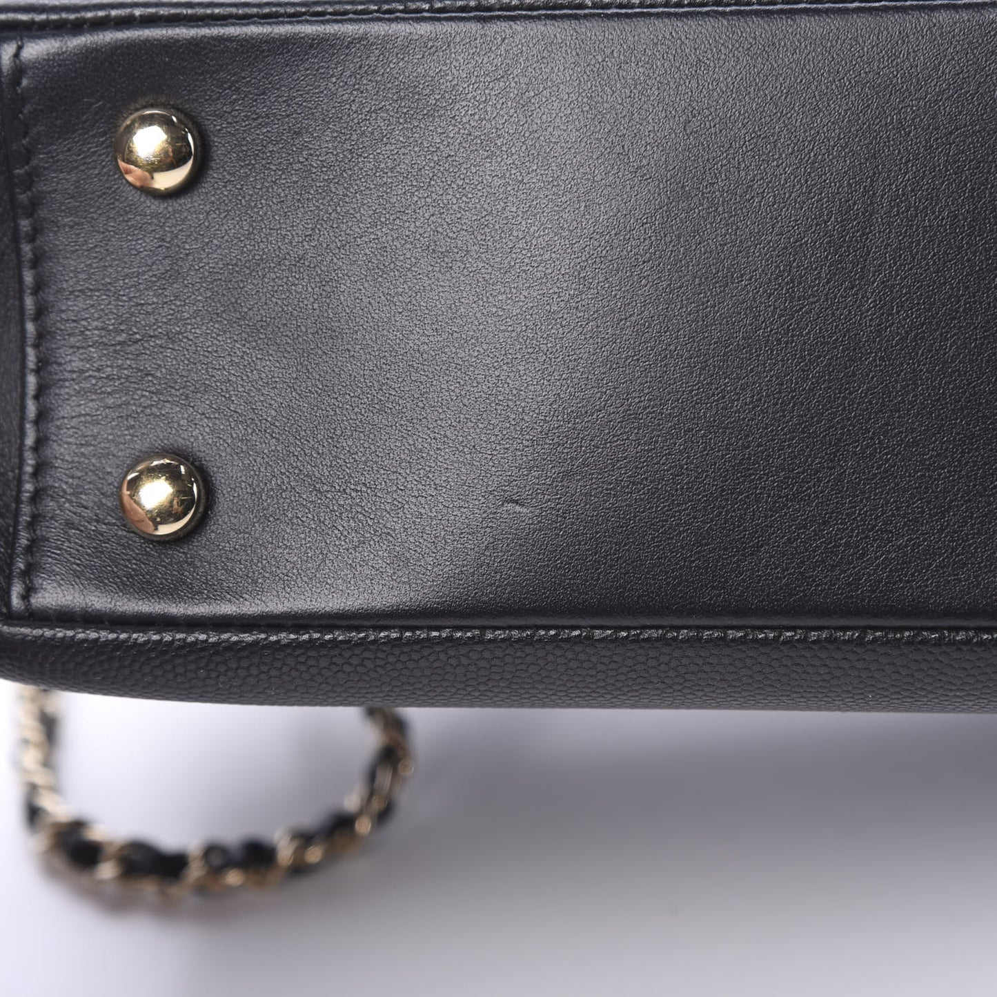 Caviar Quilted Small Business Affinity Flap Black