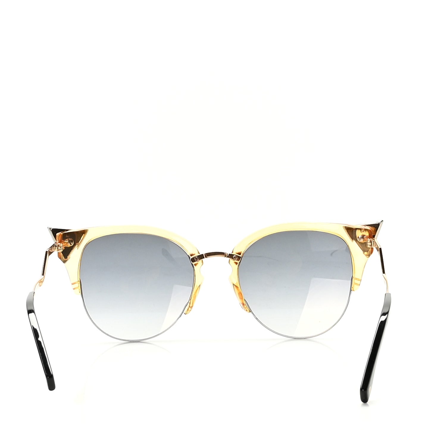 Metal Iridia Cat Eye Sunglasses FF 0041/S Gold