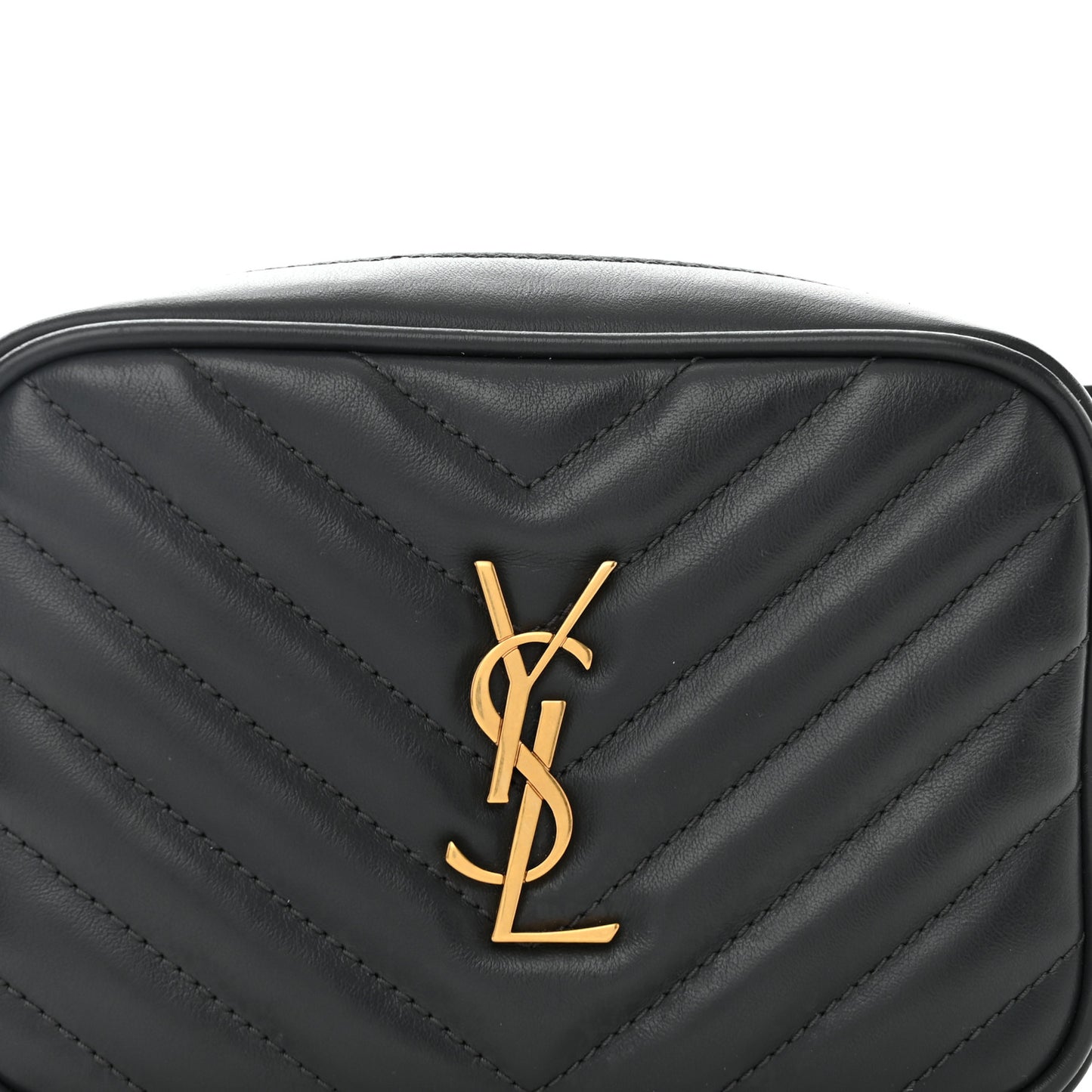 Calfskin Matelasse Monogram Lou Belt Bag Dark Smog