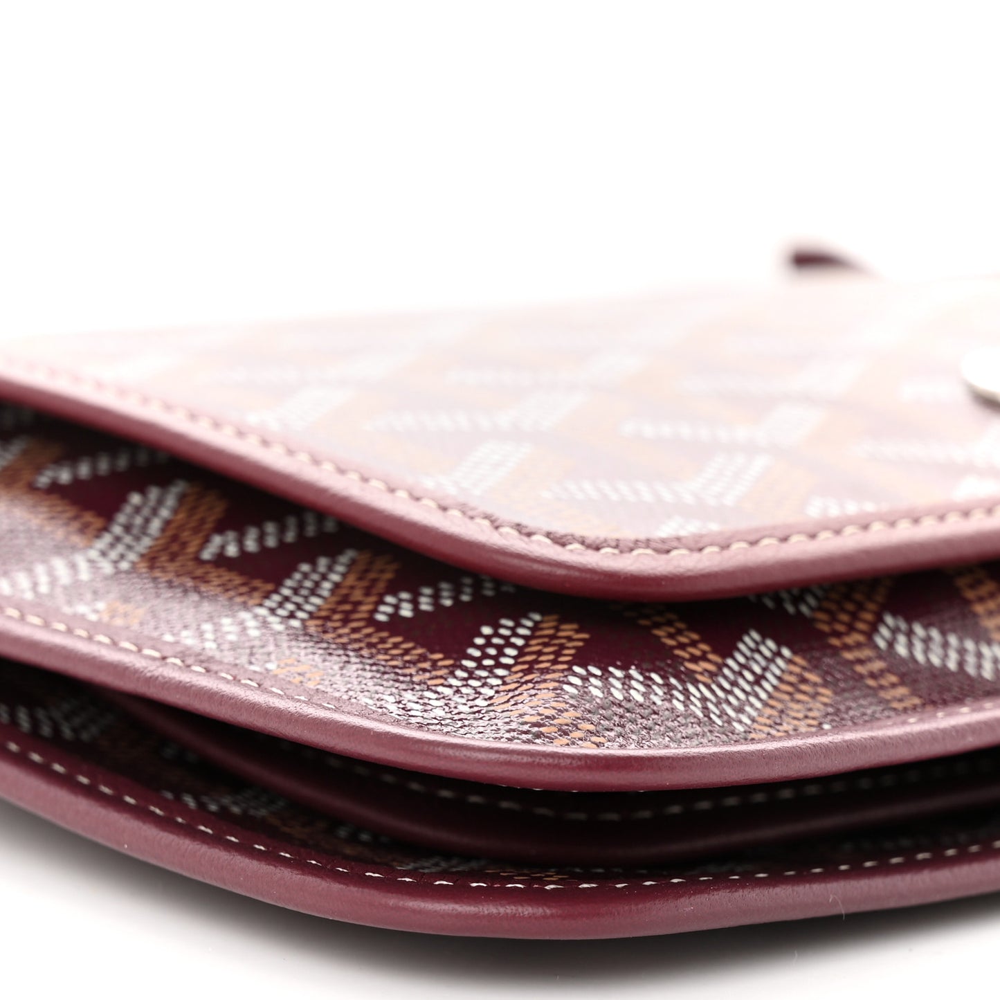 Goyardine Plumet Wallet Clutch Burgundy