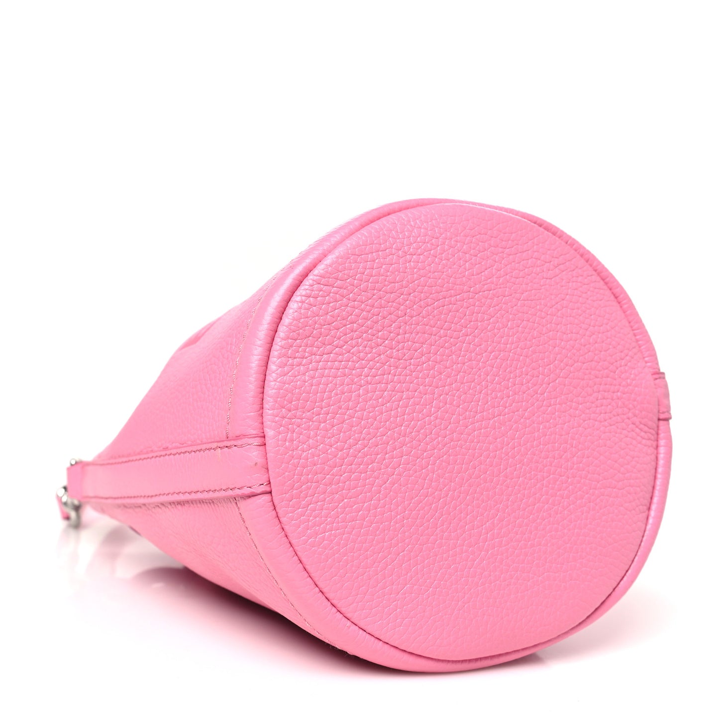 Grained Calfskin The Mini Bucket Bag Fluro Candy Pink