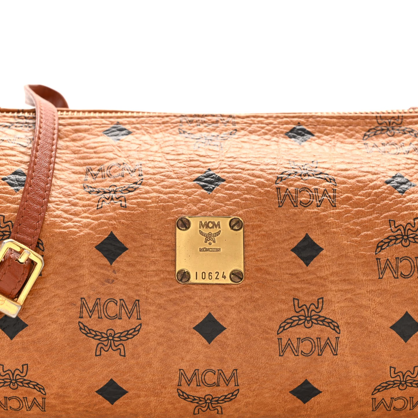 Visetos Barrel Bag Cognac