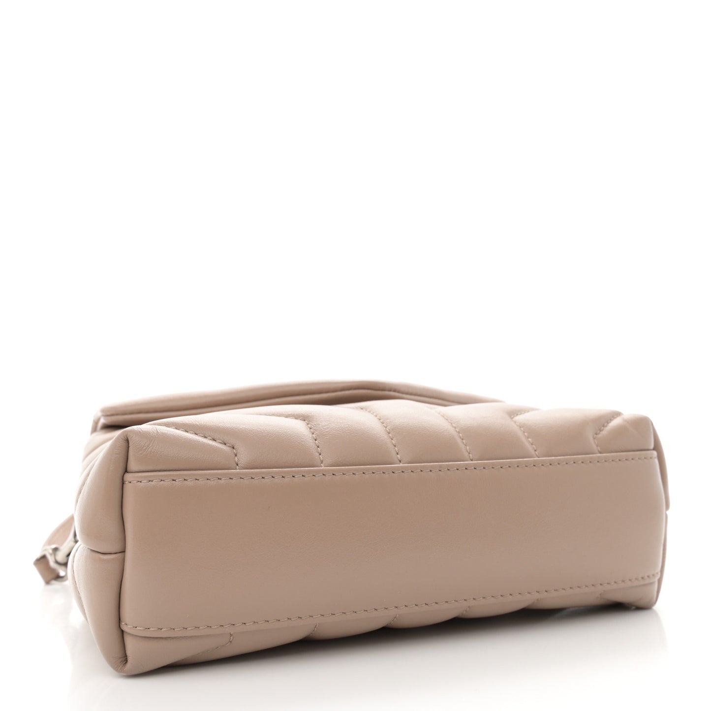 Calfskin Y Quilted Monogram Toy Loulou Crossbody Bag Gold Sand