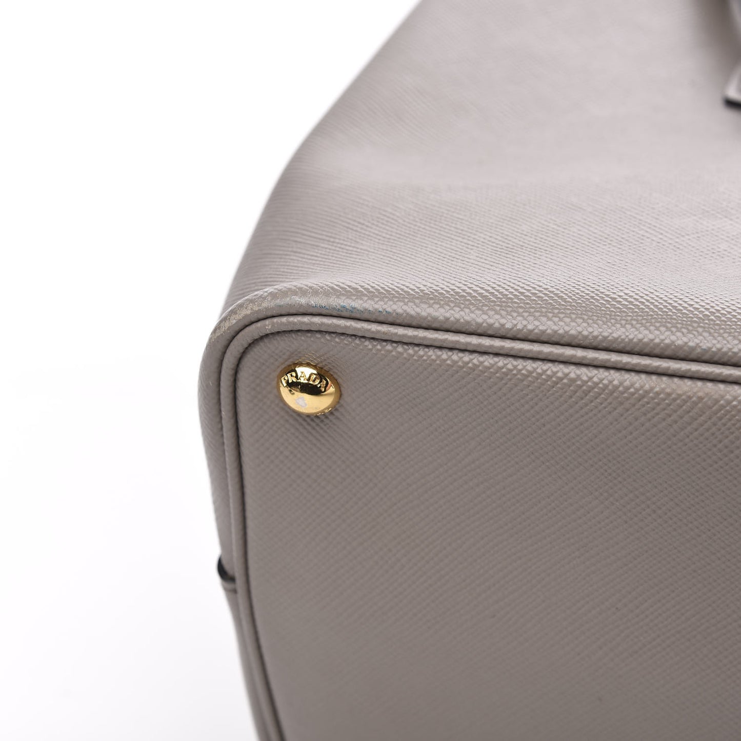 Saffiano Cuir Large Double Bag Argilla